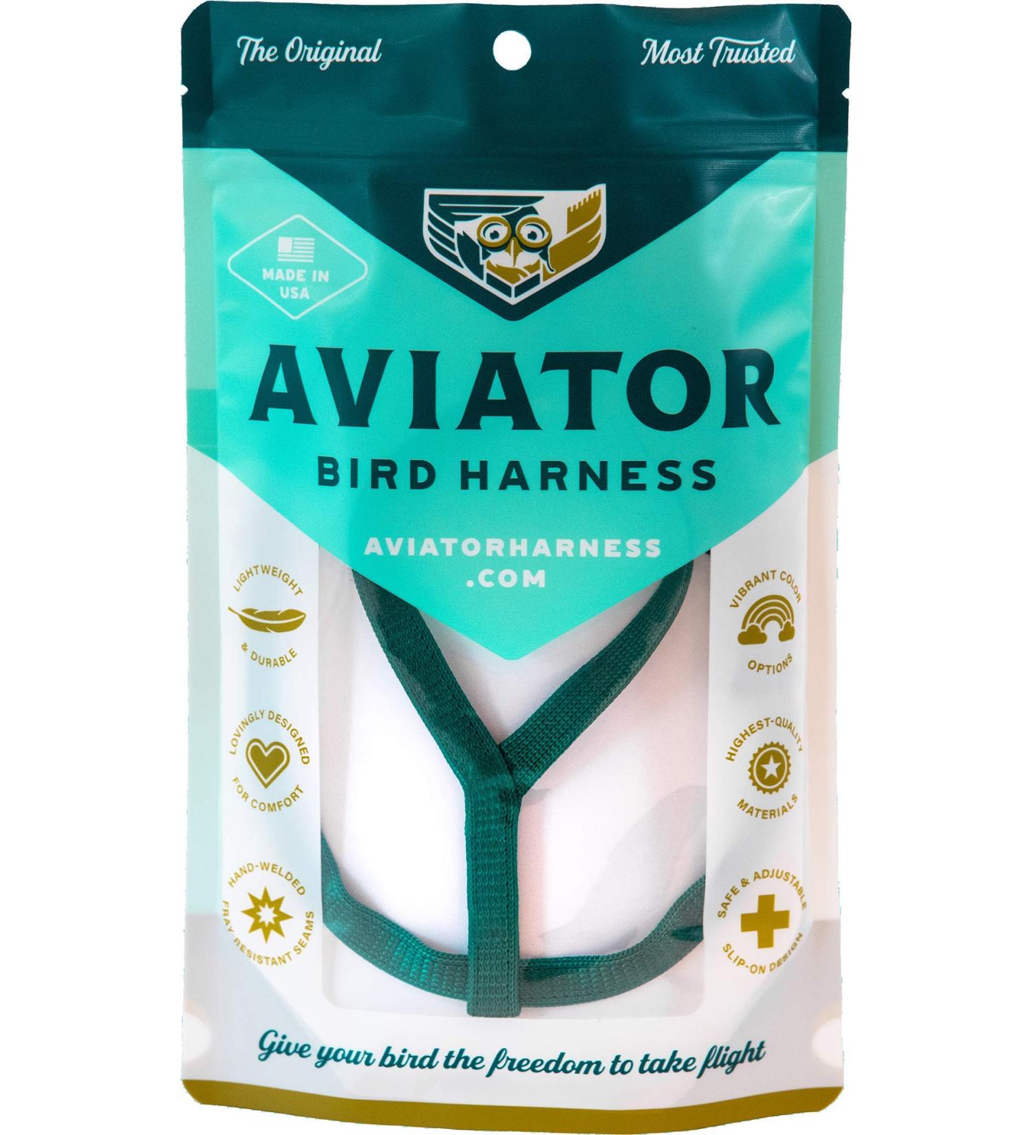 Aviator Bird Harness & Leash - Made in America | Best for Parrots & Birds | International Shipping - Buy Online on GoSupps.com