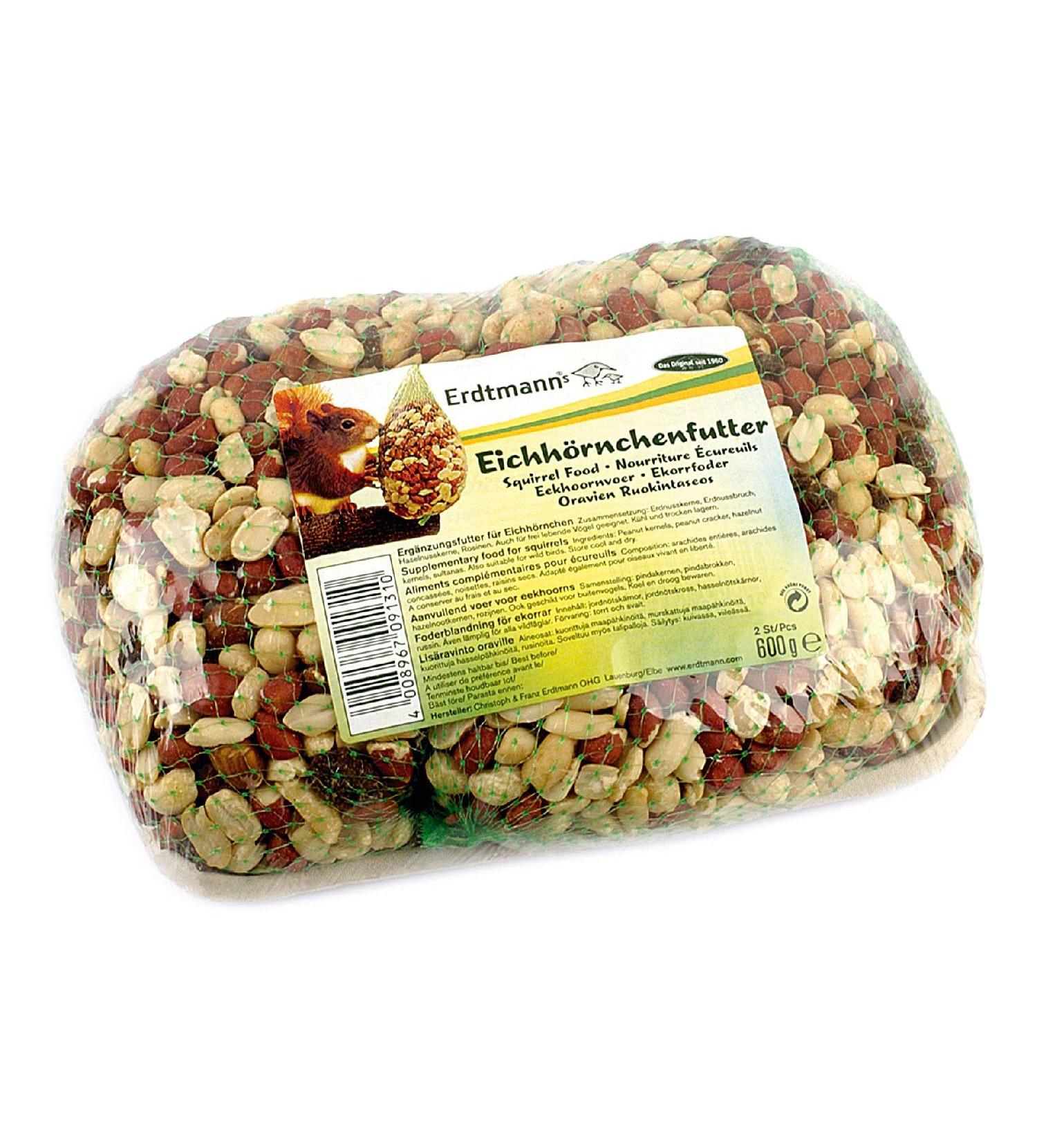 Erdtmanns 091301 Squirrel Food Natural (600 g)