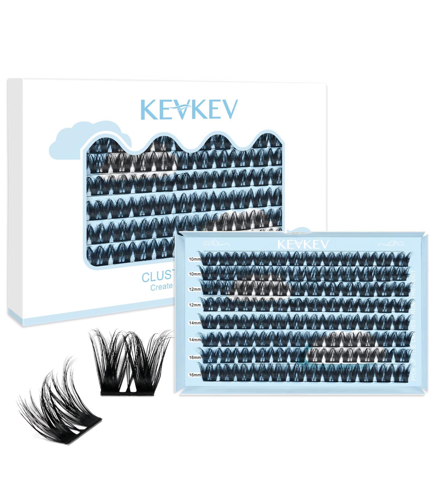 Lash Clusters 96 Pcs DIY Individual Eyelash Extensions | Thin Band & Soft | C-Mix (10-16mm) Hail - Buy Online on GoSupps.com