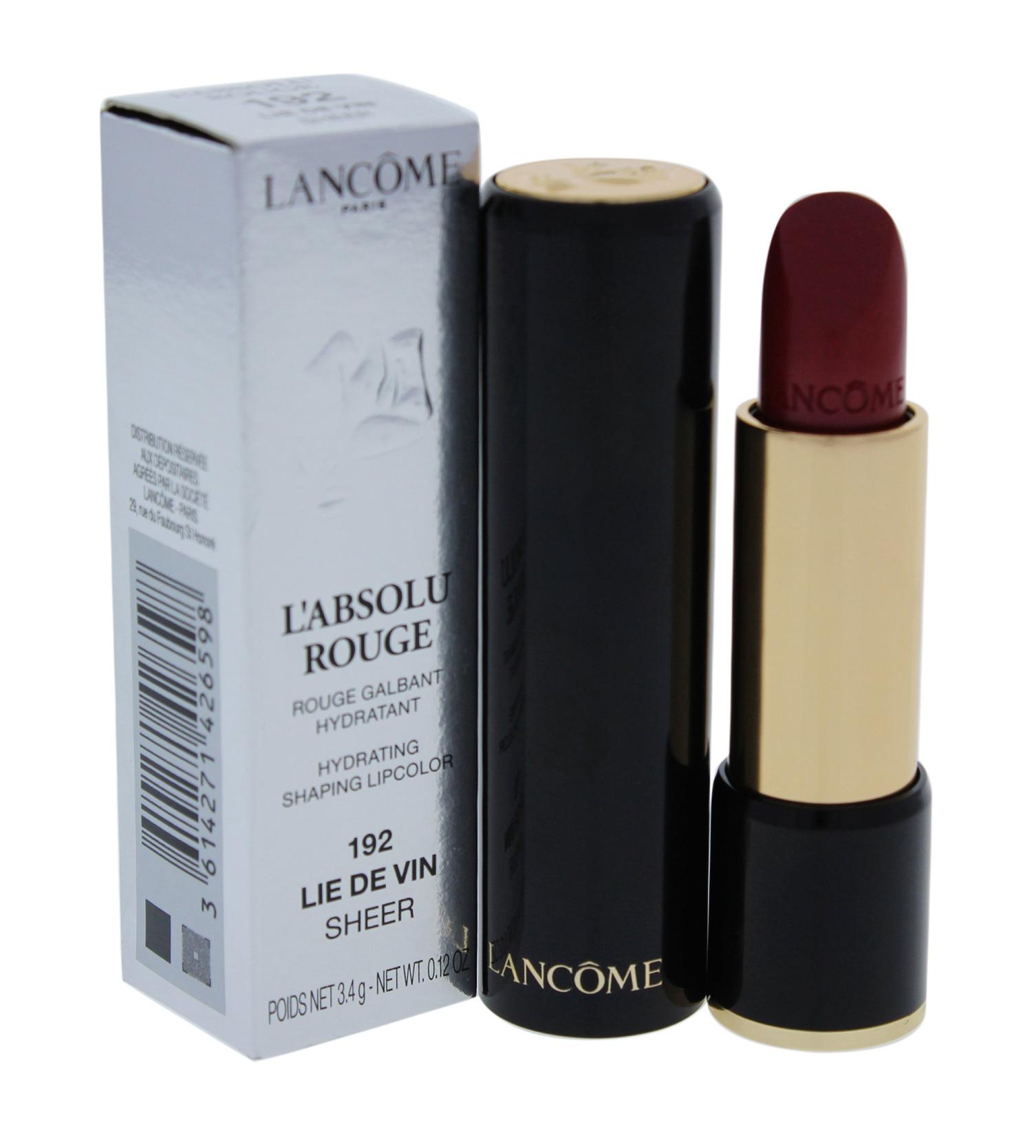 Lancome L'Absolu Rouge Sheer 192 Lie De Vin