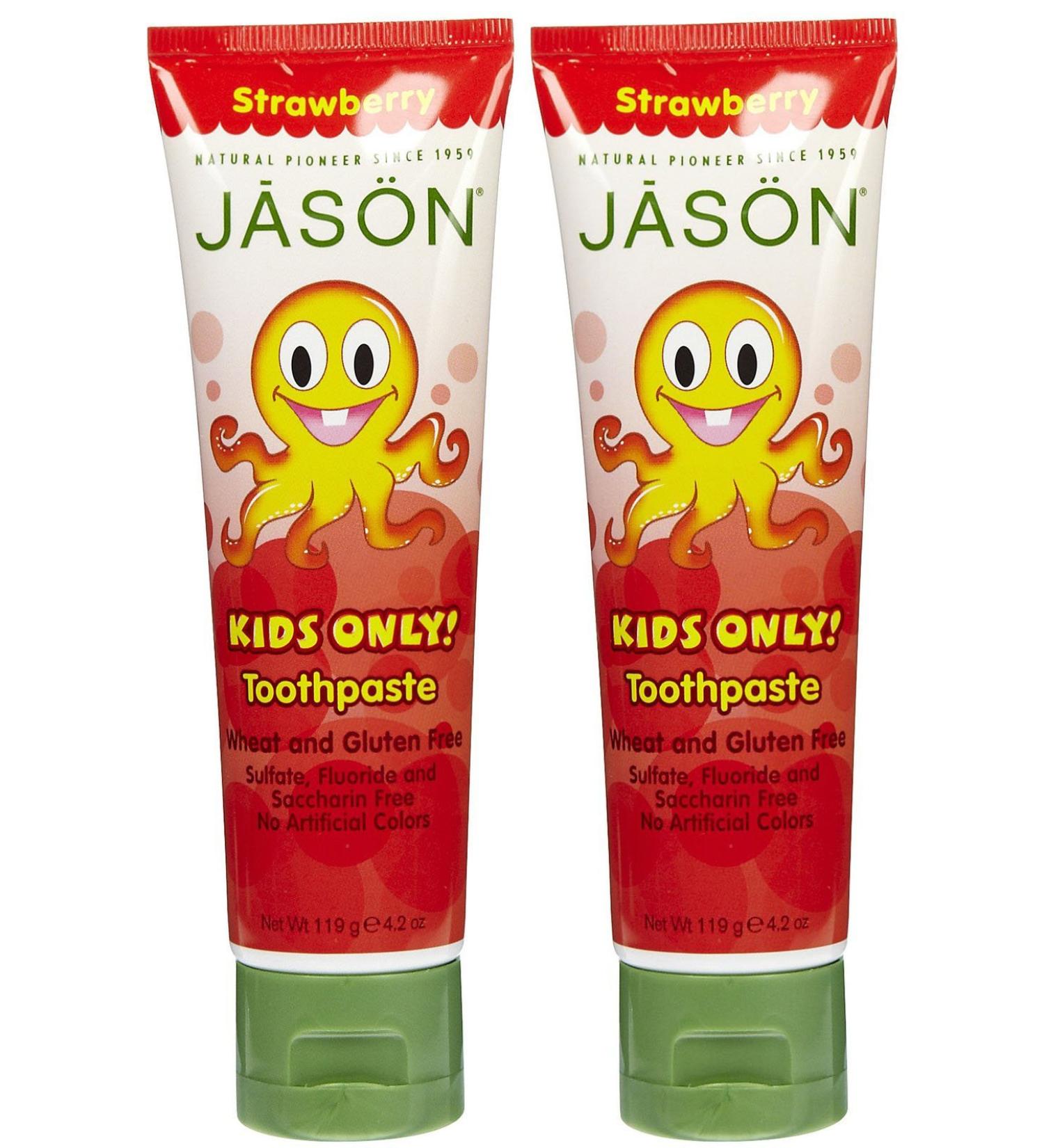 Jason Kids Only Toothpaste Strawberry -- 4.2 oz