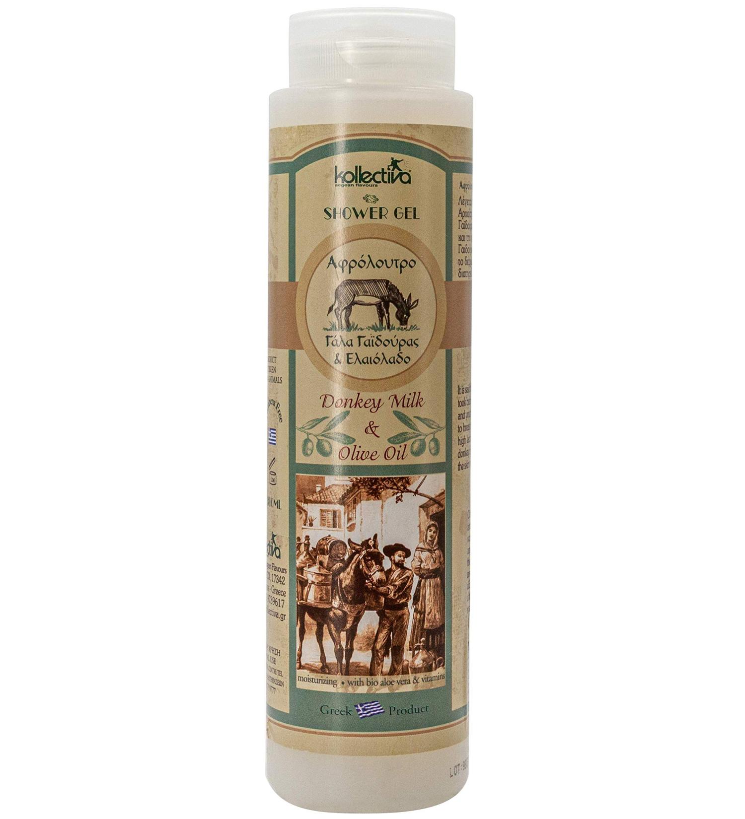 Kollectiva Donkey milk shower gel with olive oil and aloe vera 300 ml