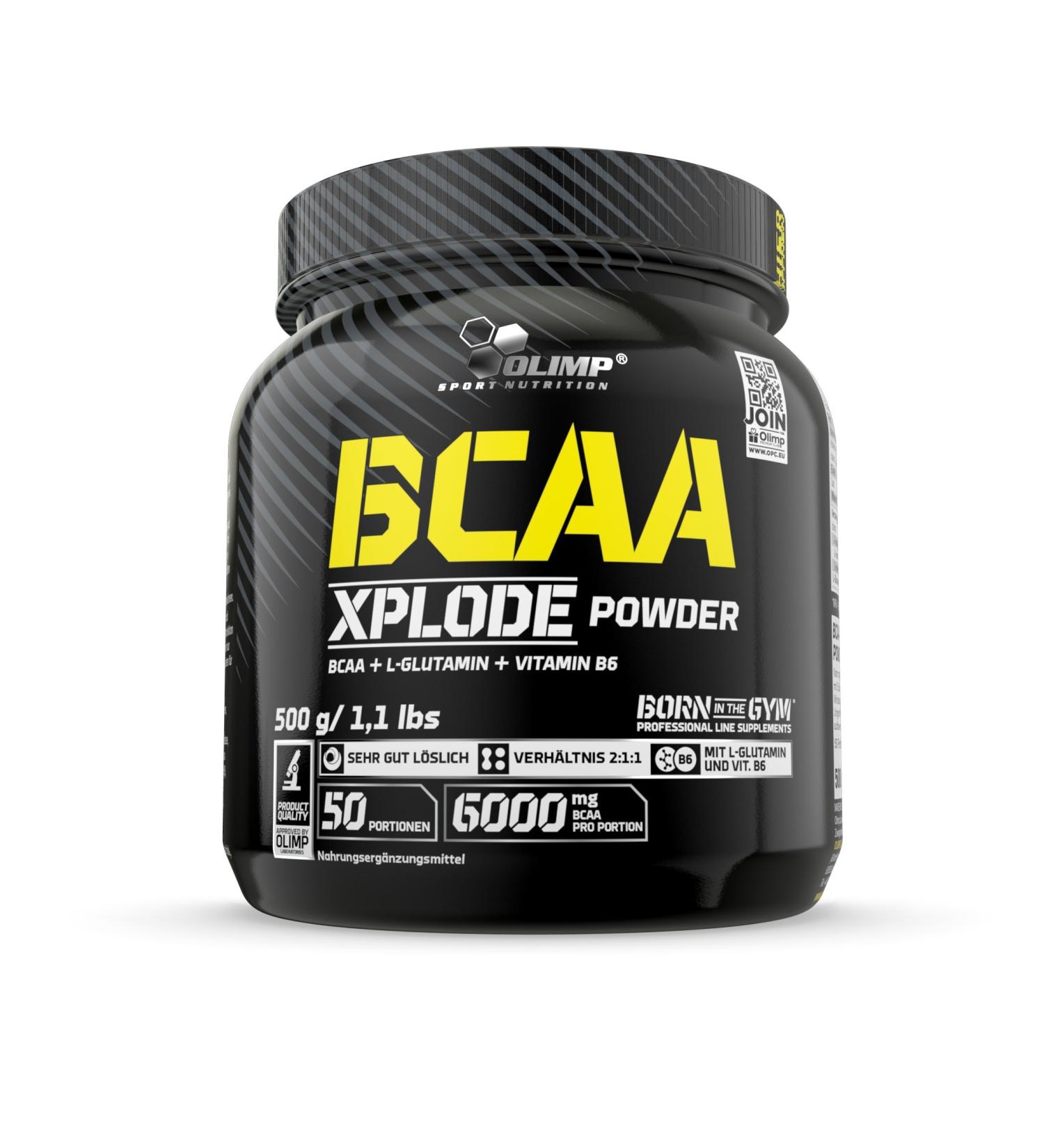  OLIMP SPORT NUTRITION OLIMP - BCAA Xplode Powder Fruit Punch (500g) Food supplement with BCAA and L-glutamine in one serving. - Buy Online on GoSupps.com