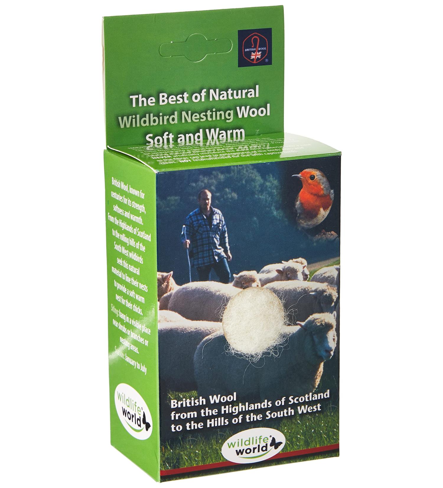 Wildlife World British Nesting Wool - Buy Online on GoSupps.com