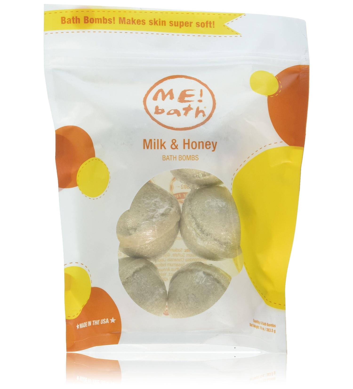 ME! Bath Handmade Mini Bath Bombs Milk & Honey - Pack of 3 - Buy Online on GoSupps.com
