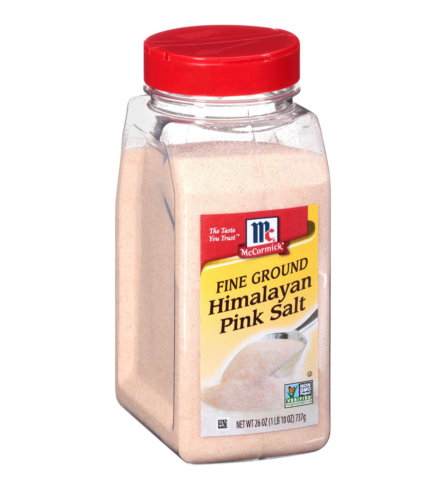 McCormick Fine Ground Himalayan Pink Salt 26 oz - Premium Quality Pink Salt - Buy Online on GoSupps.com