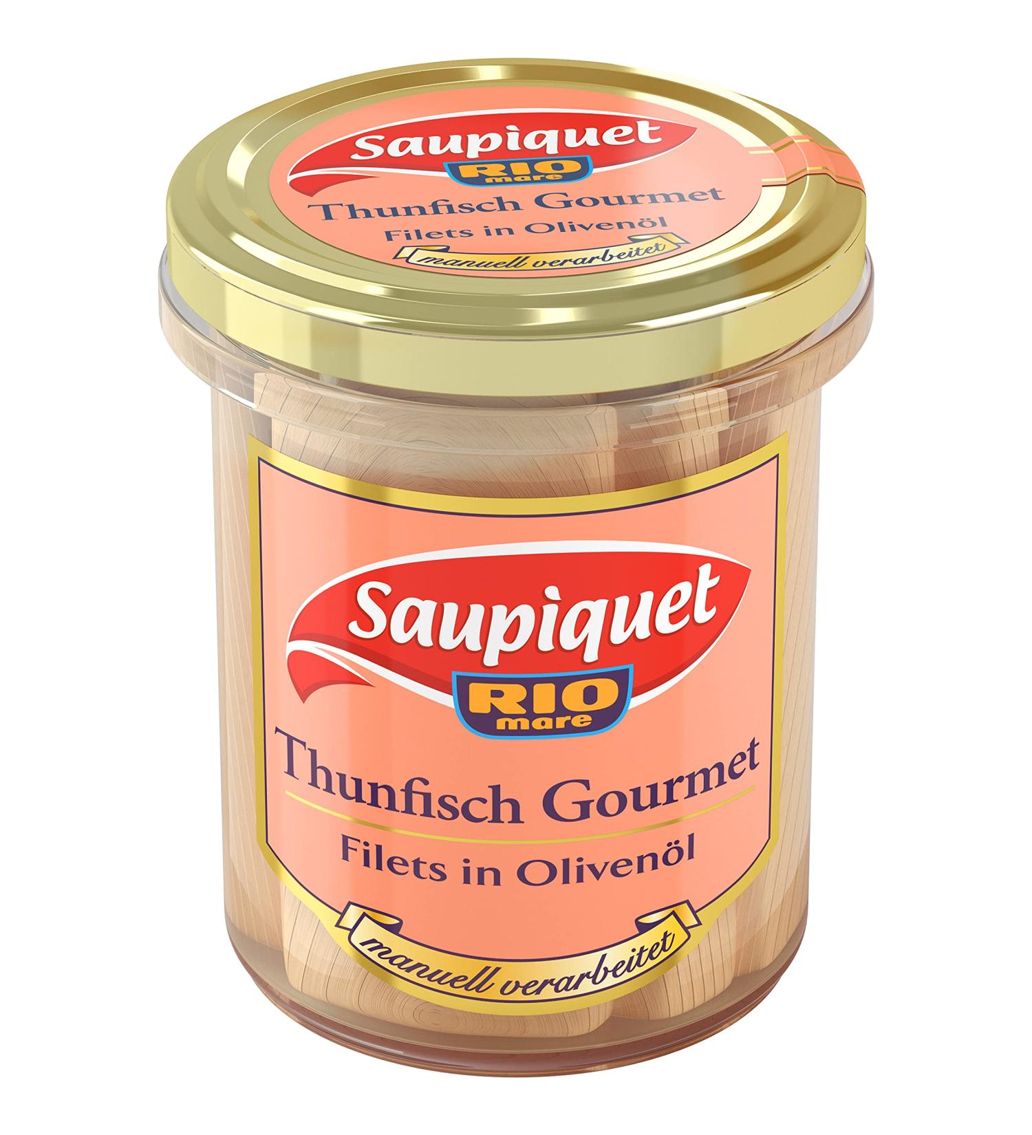 Buy Saupiquet Rio Mare Gourmet Tuna Fillets in Olive Oil - Premium Quality Italian 180g | Perfect for Special Occasions - Buy Online on GoSupps.com