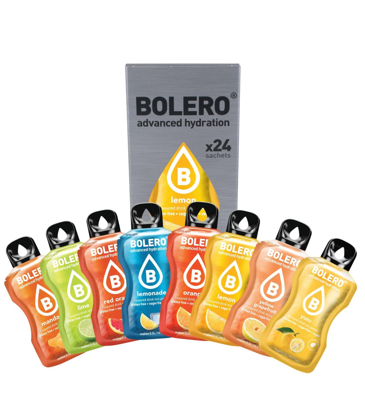 Bolero CITRUS MIX STICKS drinks 24x3g I stevia sweetened sugar free powdered refreshing drink | low-calorie vitamin c drink - Buy Online on GoSupps.com