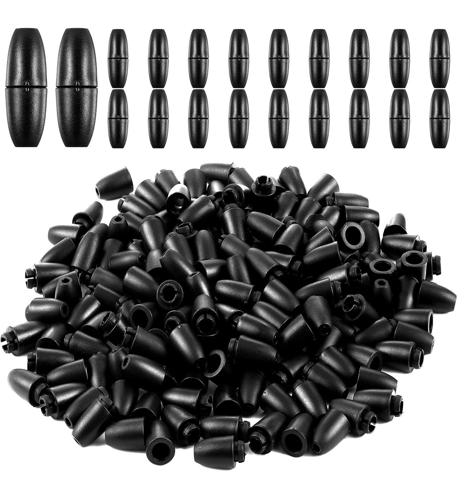 100 Pc Black Breakaway Safety Clasp Barrel Connectors for Jewelry - Buy Online on GoSupps.com