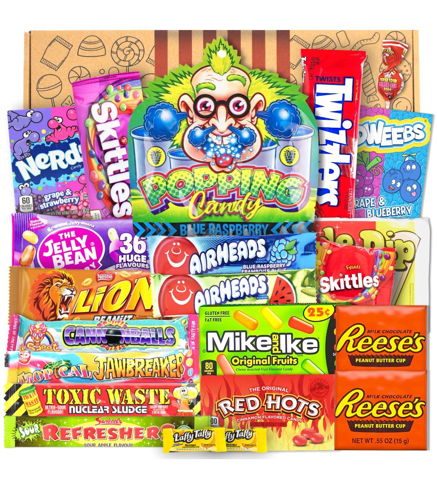 Mix USA Sweets Box - 20 Piece New Edition | Bestselling American Candy Gift Box | Perfect for Birthdays & Sweet Surprises | Candy & Bar  - Buy Online on GoSupps.com