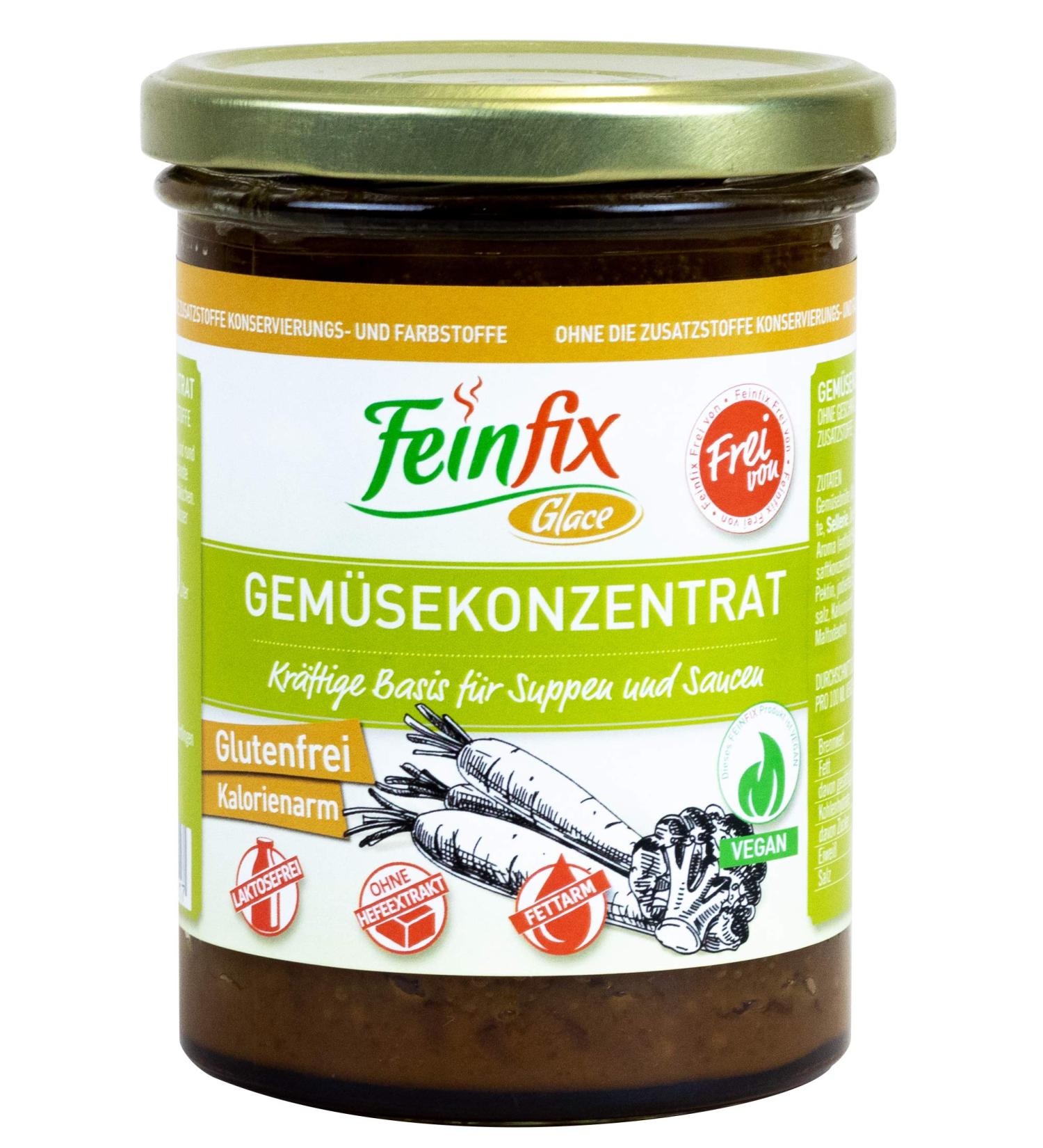 Feinfix Vegetable Concentrate 420g | Vegan Gluten-Free & Low-Calorie | Perfect for Soups & Sauces | No Yeast Extract - Buy Online on GoSupps.com
