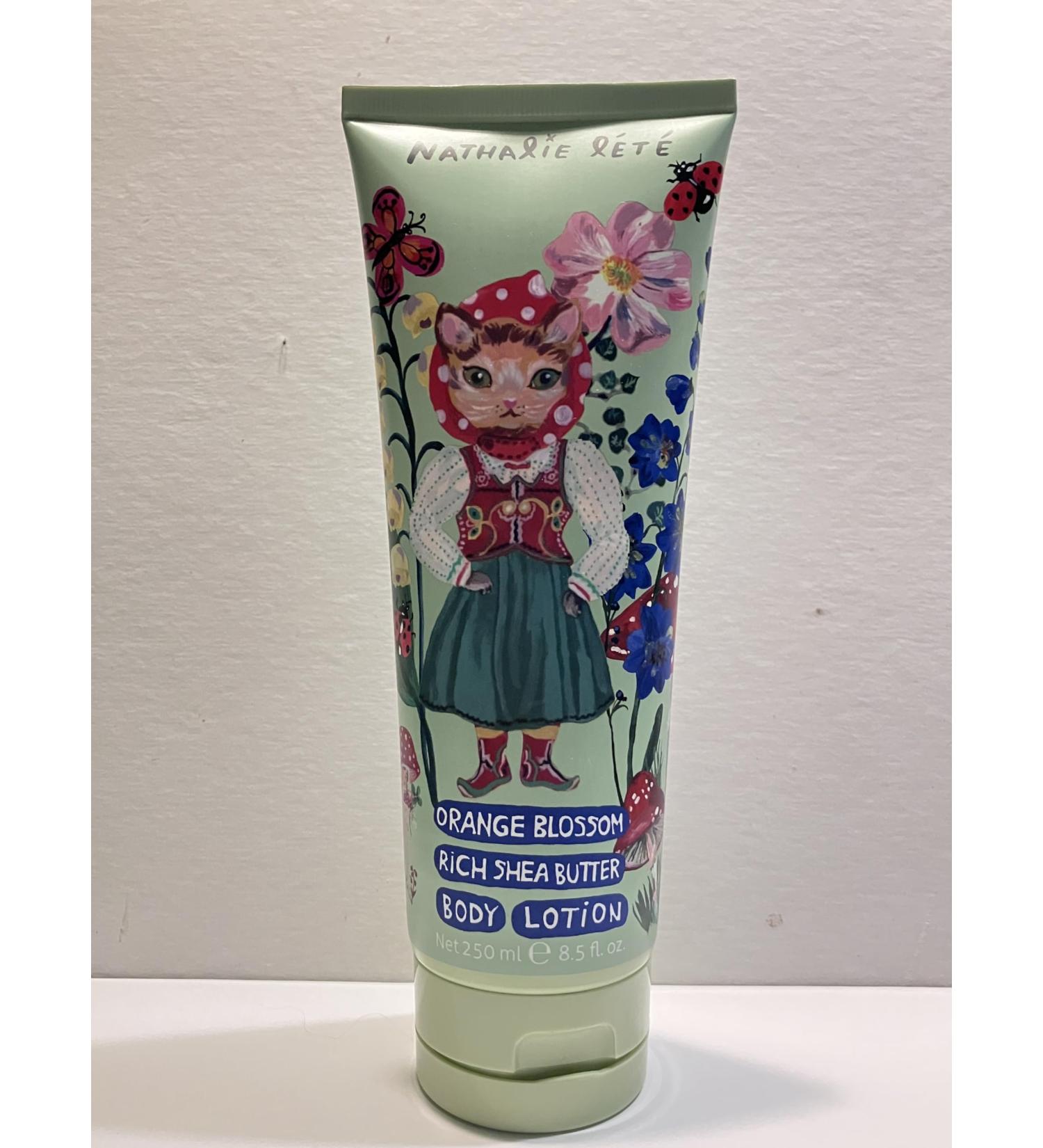 Heathcote & Ivory Nathalie Lete Orange Blossom Body Lotion Forrest Folk Cat 8.5oz