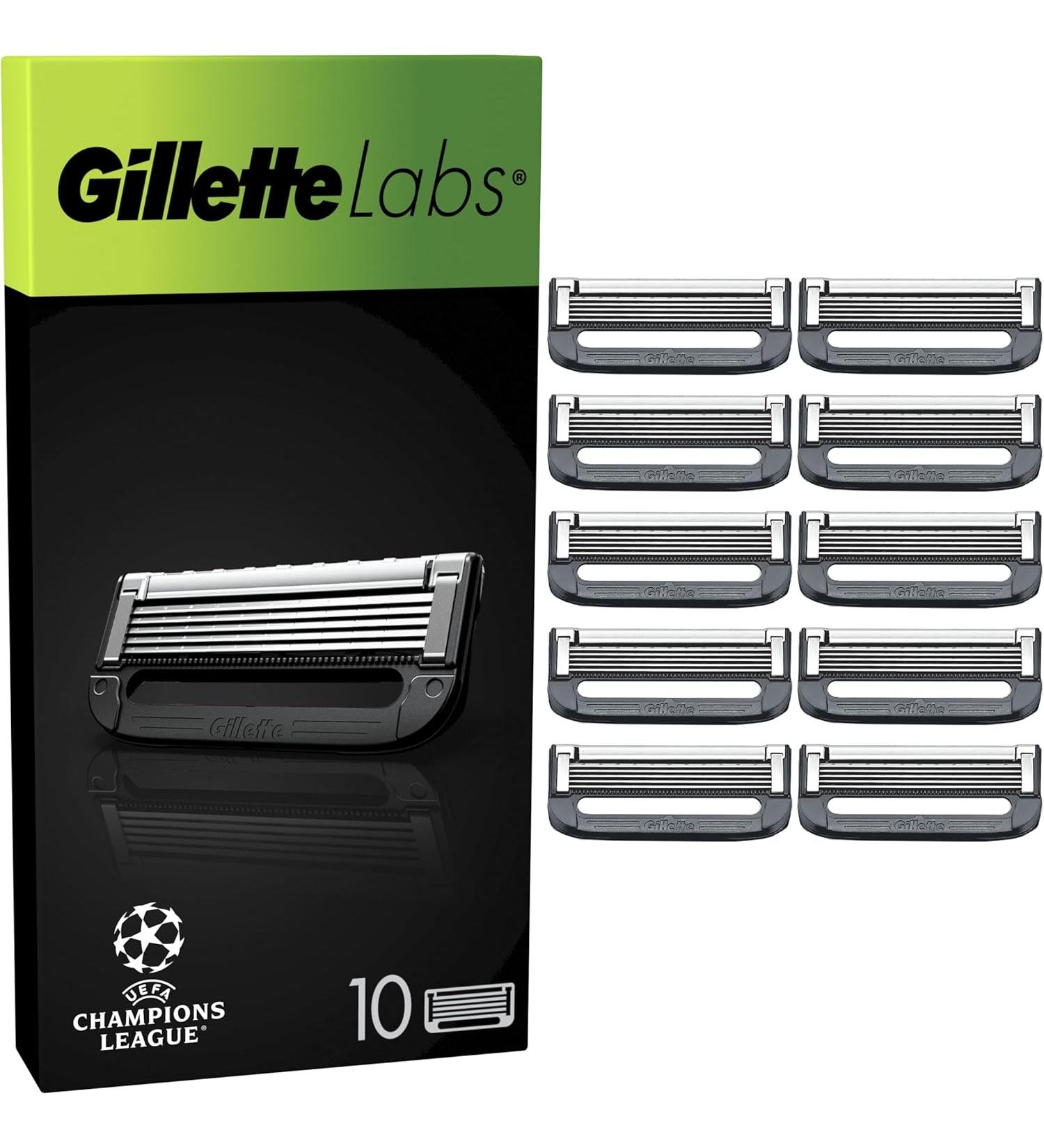 Gillette Labs Men's Heated Razor Blades Pack of 10 Refill Blades - Buy Online on GoSupps.com