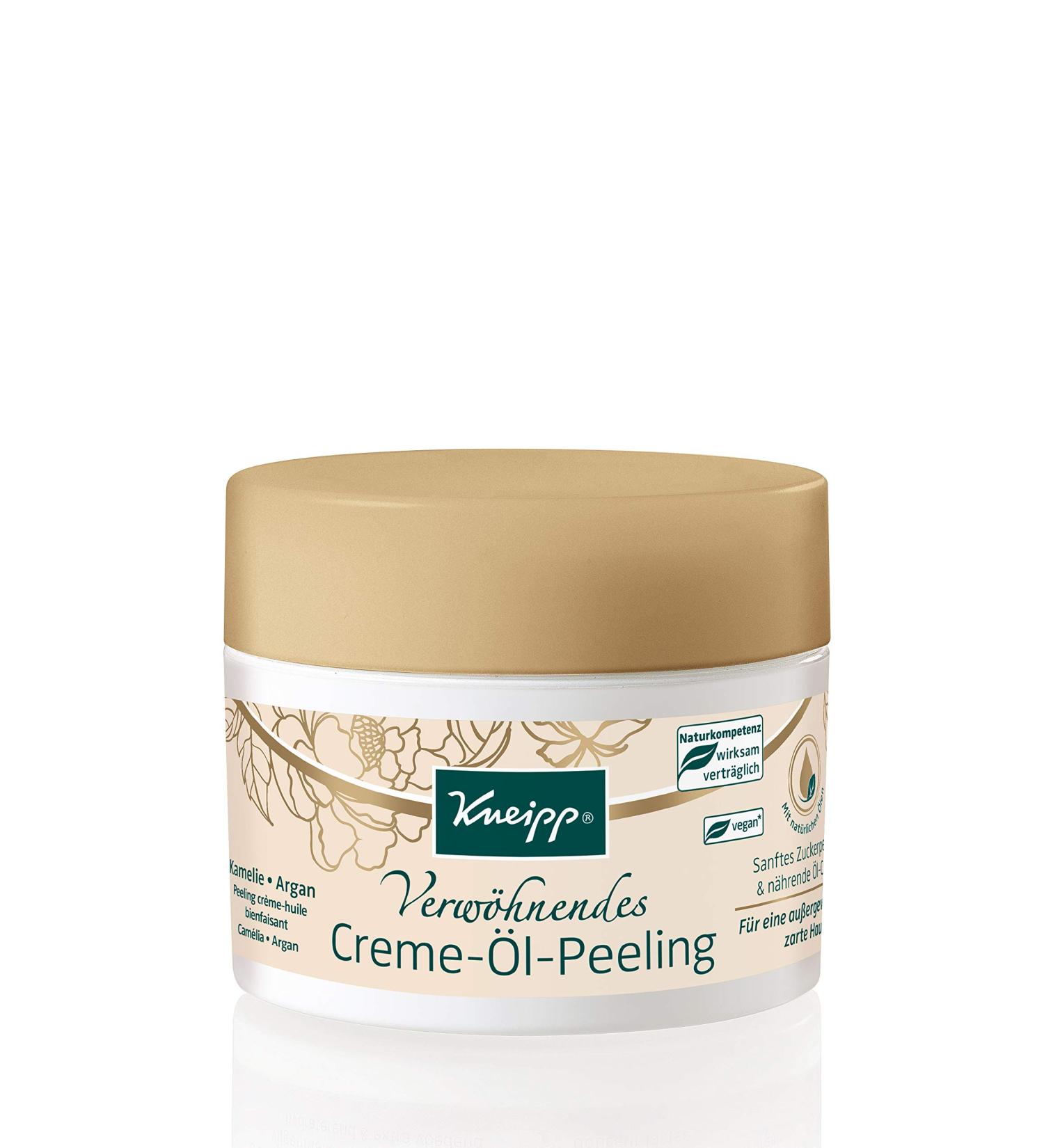 Kneipp Pampering Cream-Oil Peeling - Exfoliating Moisturizer 200ml | Effective Skincare for Nourished Skin - Buy Online on GoSupps.com
