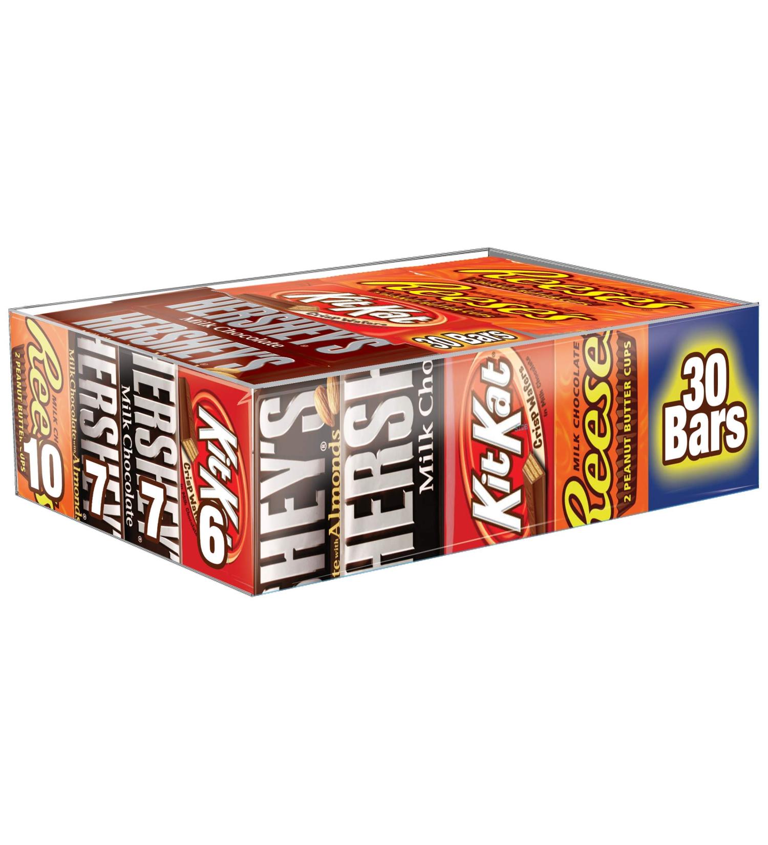 Hershey's Chocolate Full-Size Variety Pack, 30 ct.