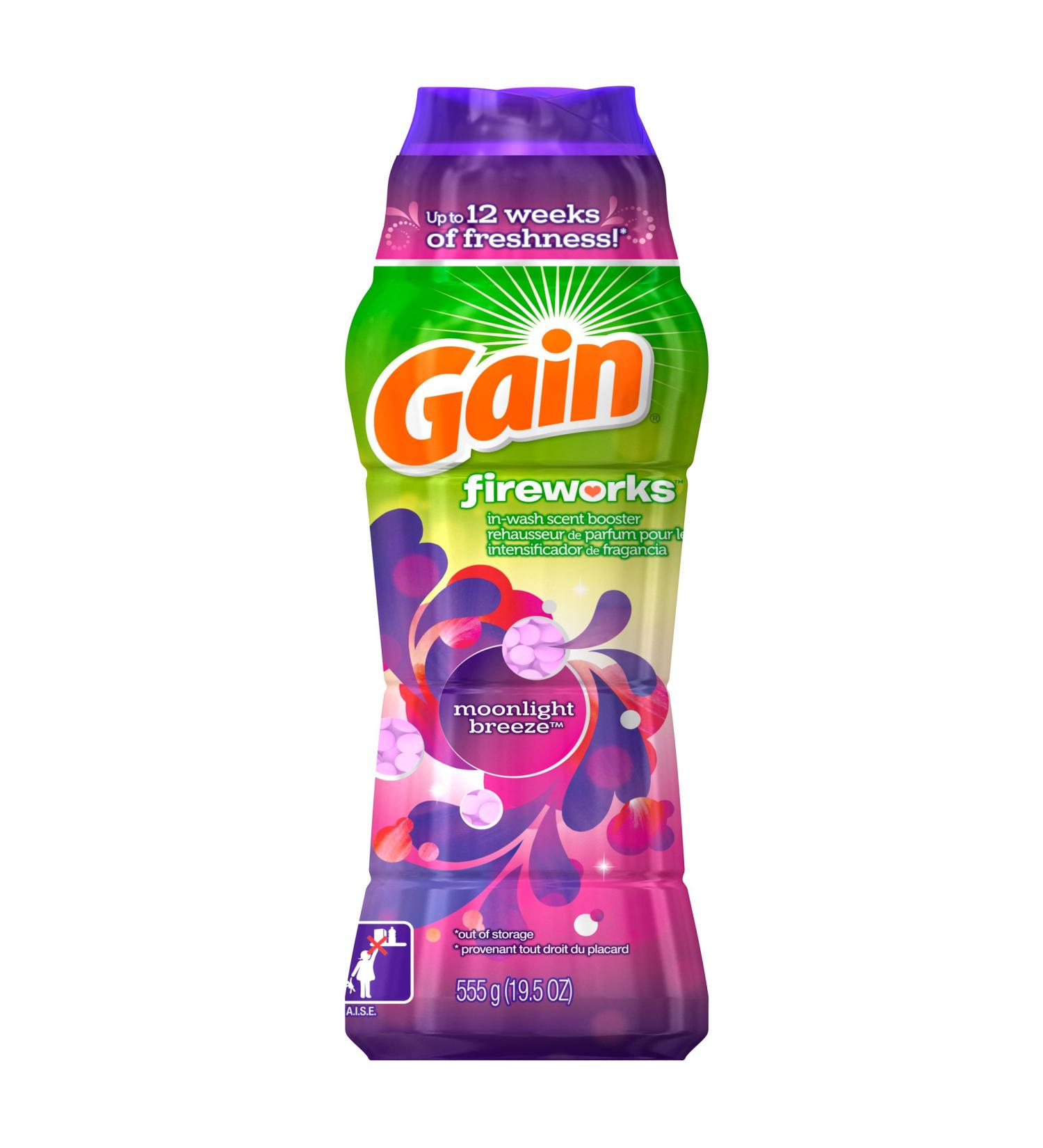 Buy Gain Fireworks Laundry Scent Booster Beads - Moonlight Breeze 555g | International Shipping Available - Buy Online on GoSupps.com