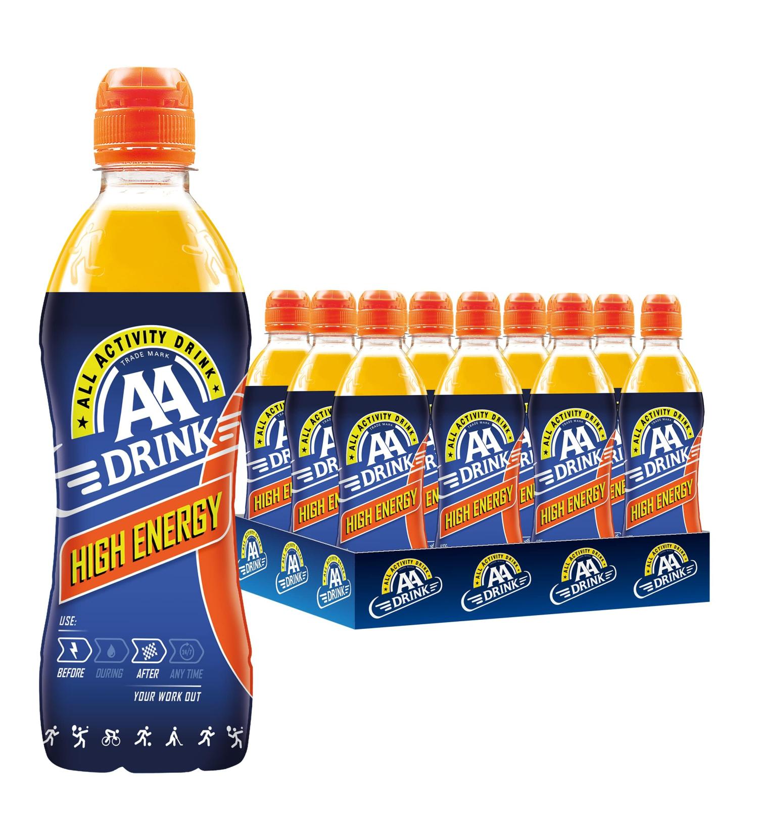 United Soft Drinks AA Drink High Energy 05L 12 bottles incl deposit