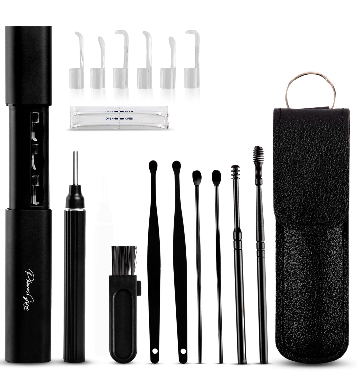 Professional Ear Wax Removal Kit with 1080P Camera LED Otoscope & Tools - Compatible with iPhone iPad & Android - Buy Online on GoSupps.com