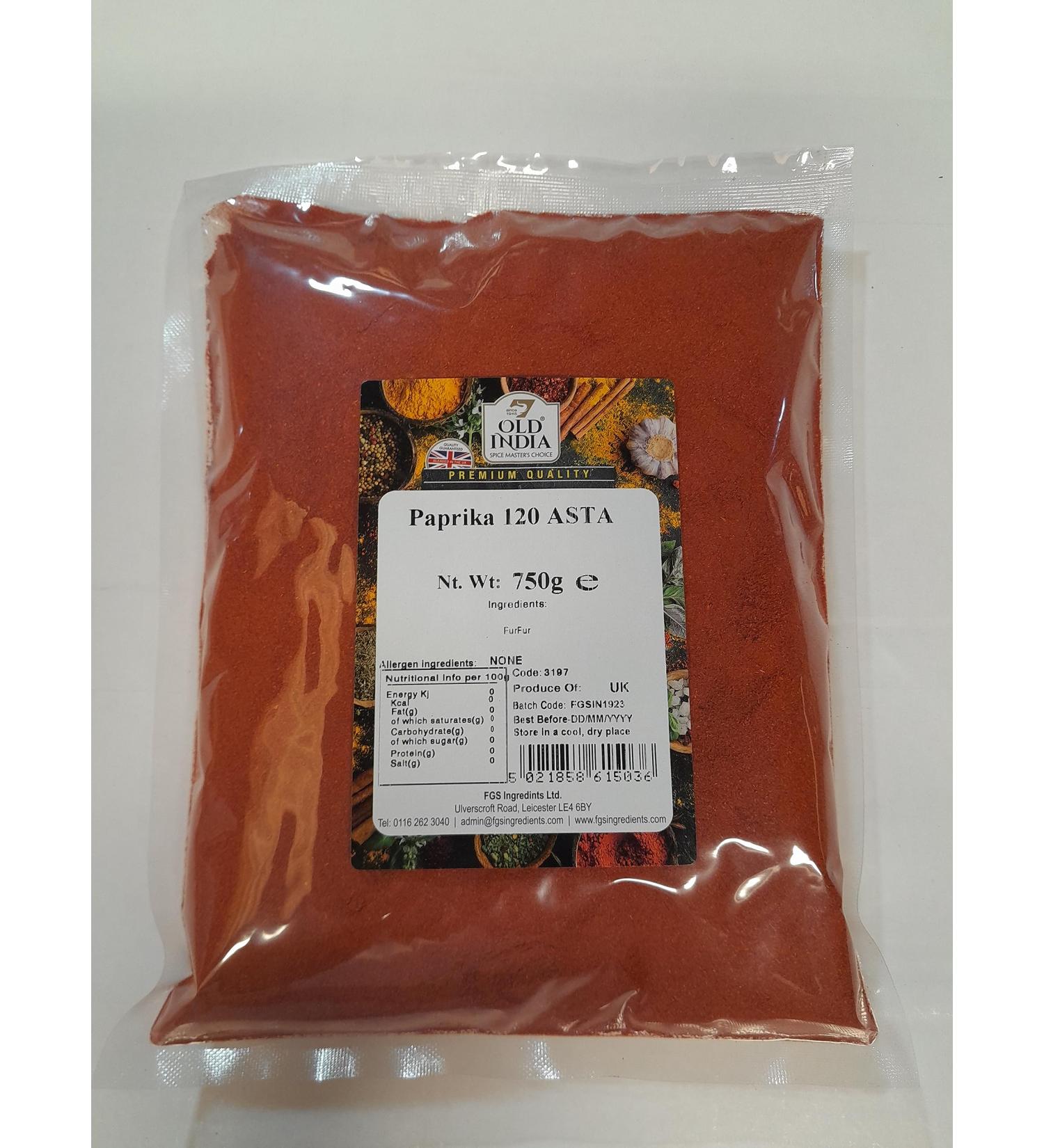 Old India Paprika 120 ASTA 750g