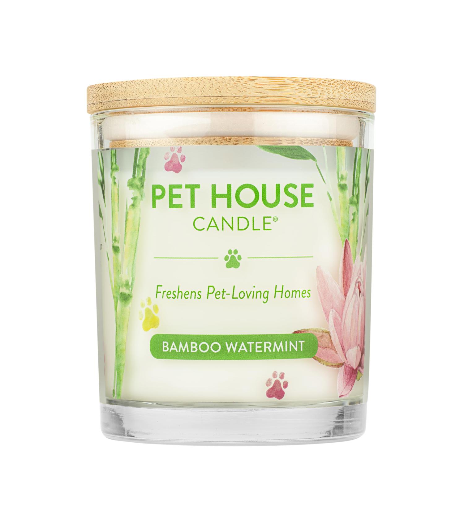 One for All Pet House Candle - Bamboo Watermint | Natural Soy Wax | 15 Scents for Animal Odor Removal - Buy Online on GoSupps.com