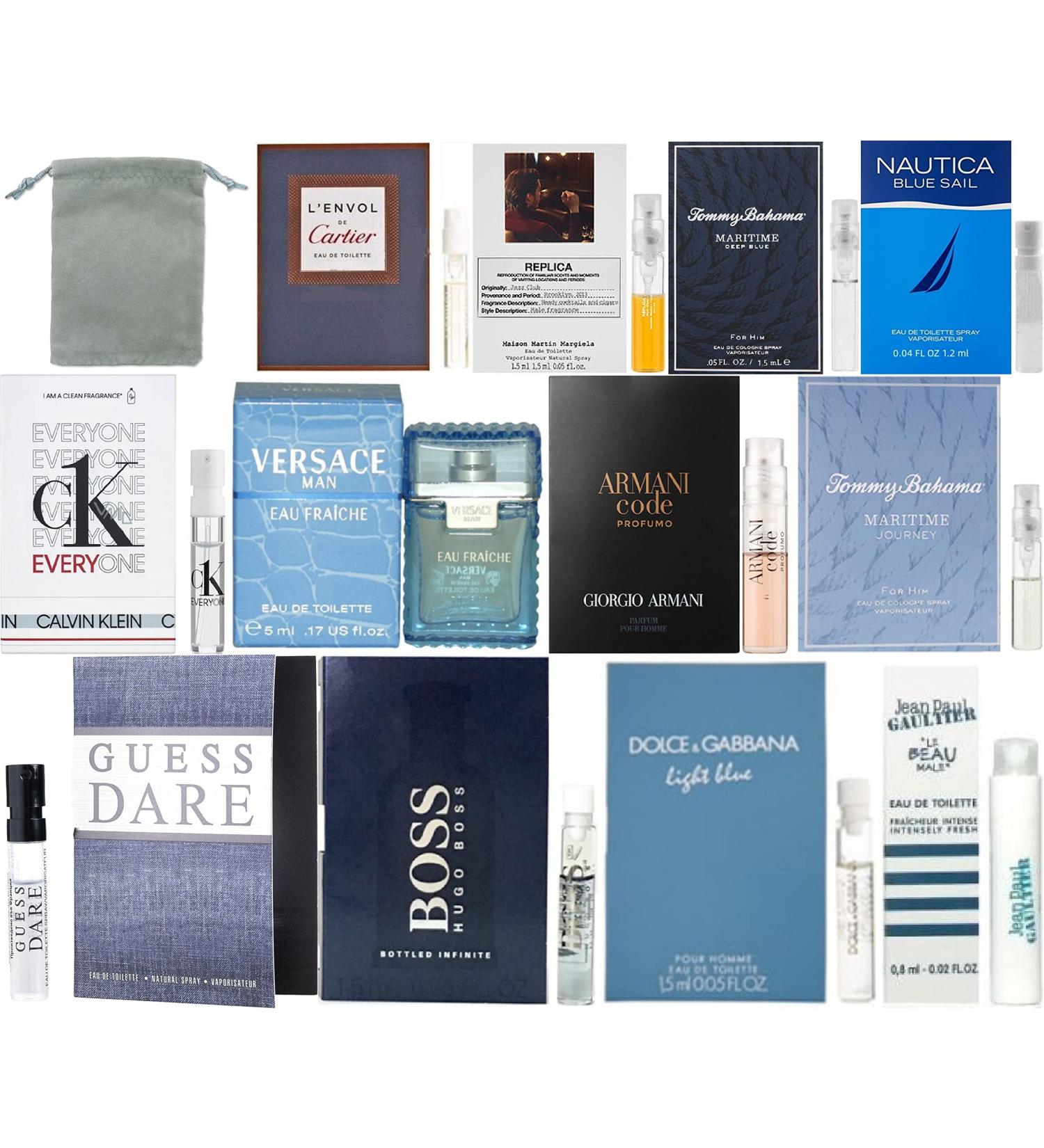 Men's Designer Cologne Sample Vial - Set of 12 | Premium Fragrance Collection - Buy Online on GoSupps.com