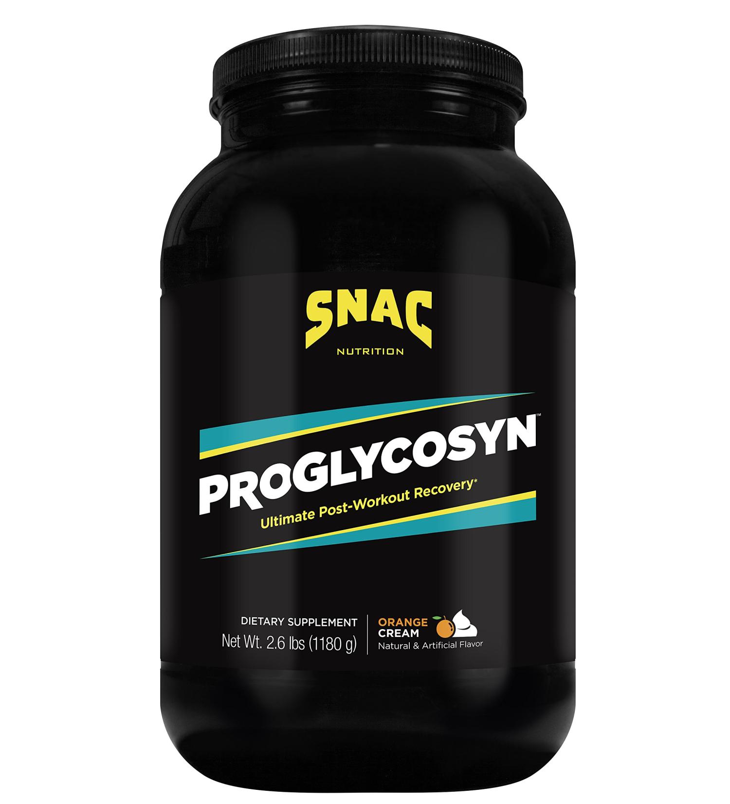 SNAC Proglycosyn Ultimate Post Workout Recovery Formula Orange Cream 2.6 Pounds