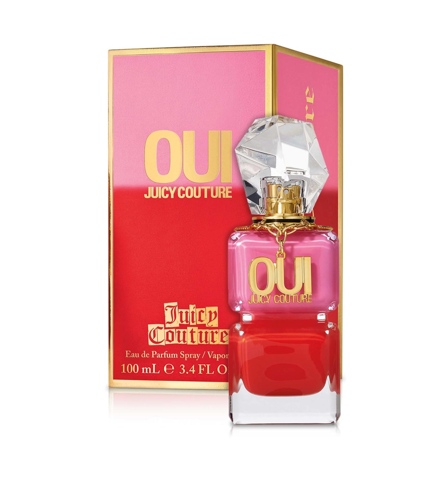 Juicy Couture Oui Eau De Parfum Women's Perfume with Notes of Watermelon Jasmine & Techno Woods - Fruity & Floral EDP Spray 3.4 Fl Oz (Pack of 1) - Buy Online on GoSupps.com
