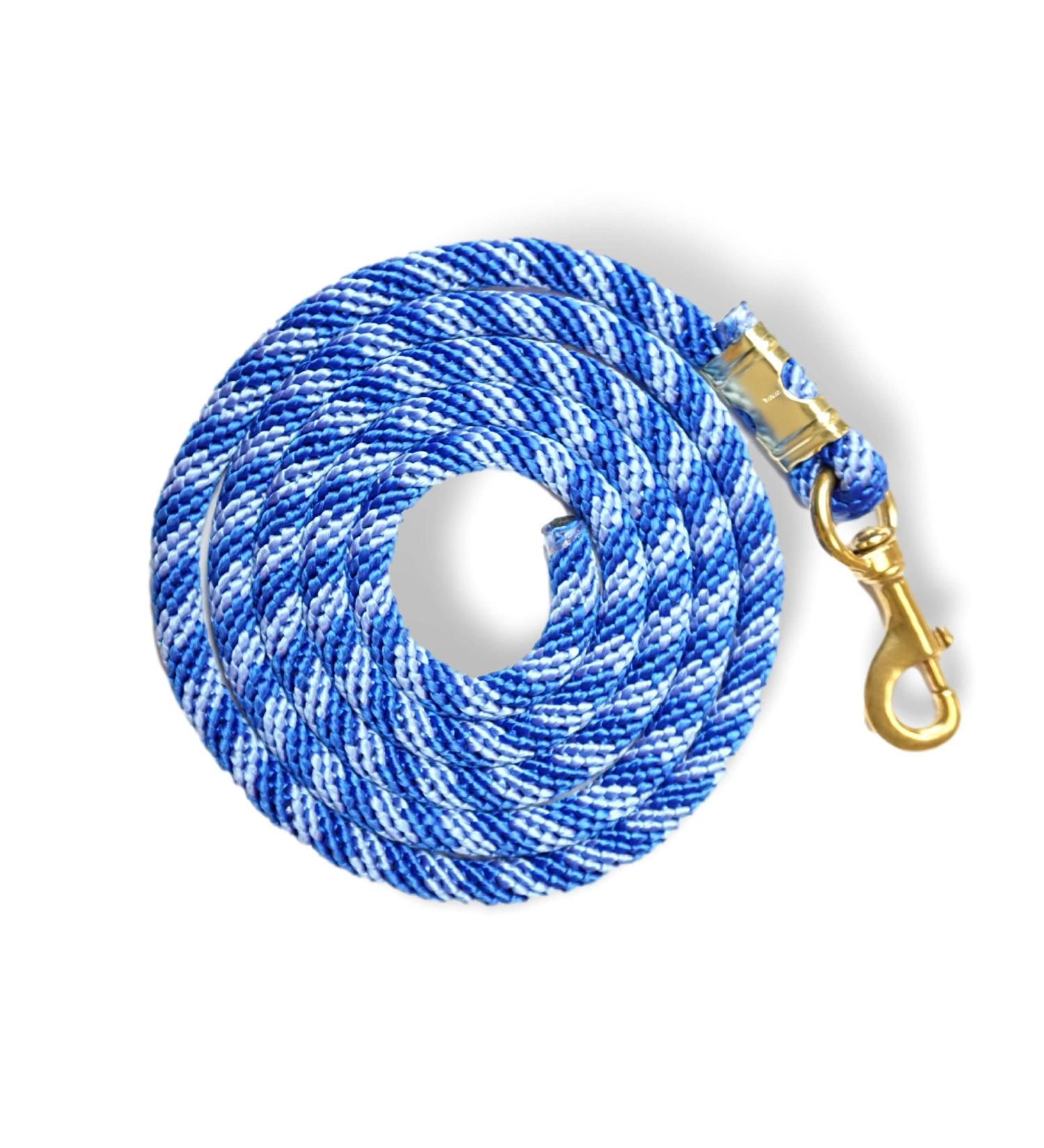 Stylish Lead Rope for Horses Ponies Donkeys & Goats - Blue & Light Blue Tie Rope Options | International Shipping Available - Buy Online on GoSupps.com