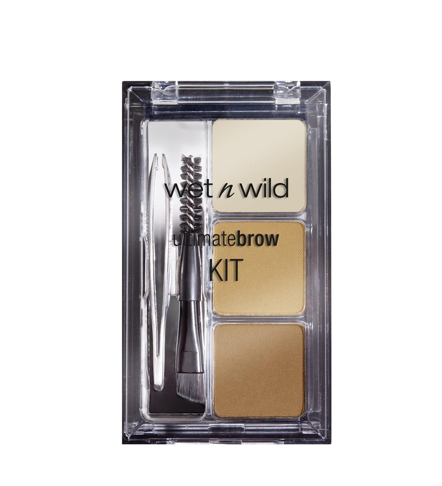 Buy Wet n Wild Ultimate Brow Kit - Shape & Define Eyebrows Vegan Soft Brown International Shipping Available - Buy Online on GoSupps.com