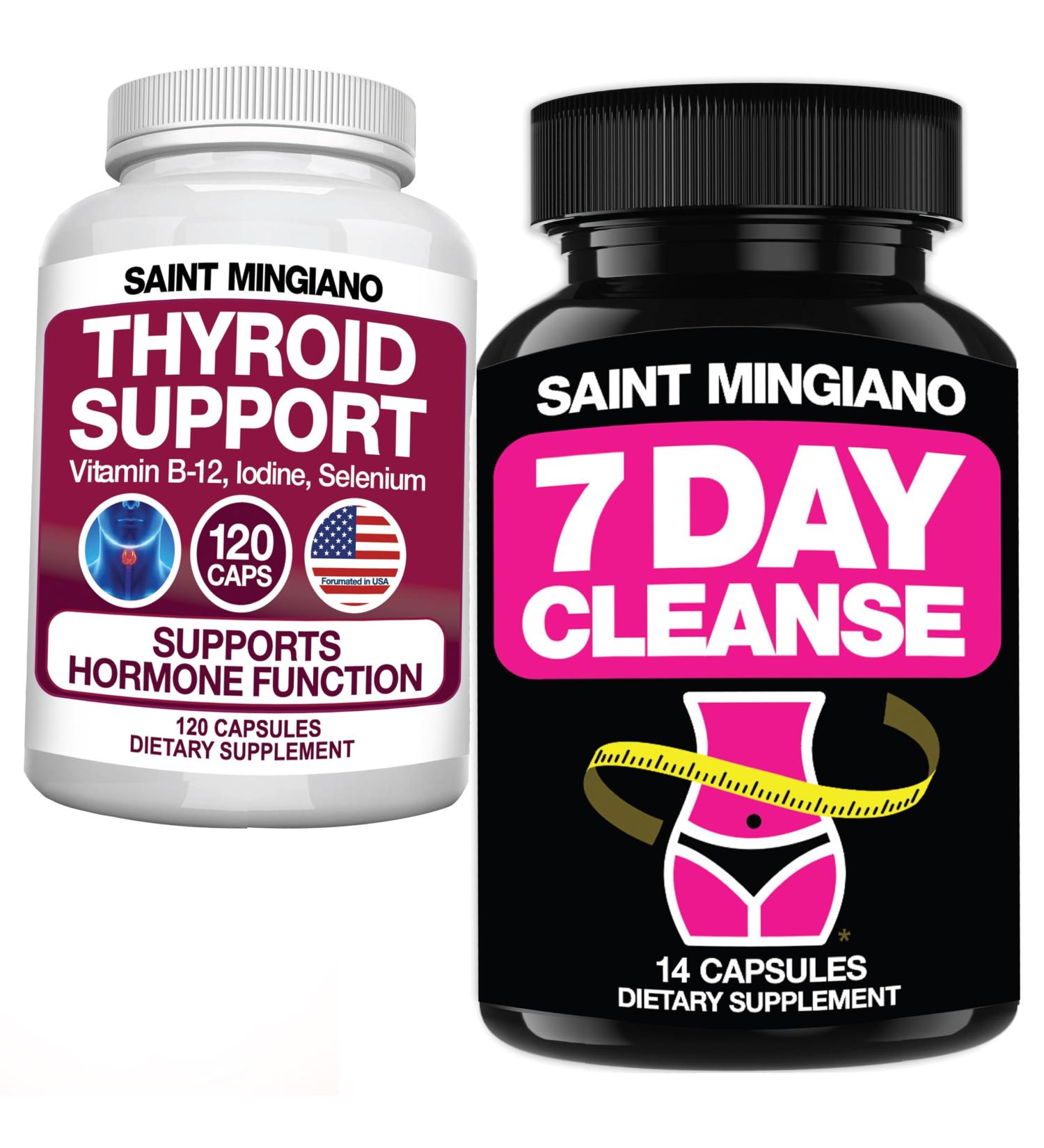 7 Day Cleanse Program Detox - with - Thyroid Support Supplement - Buy Online on GoSupps.com
