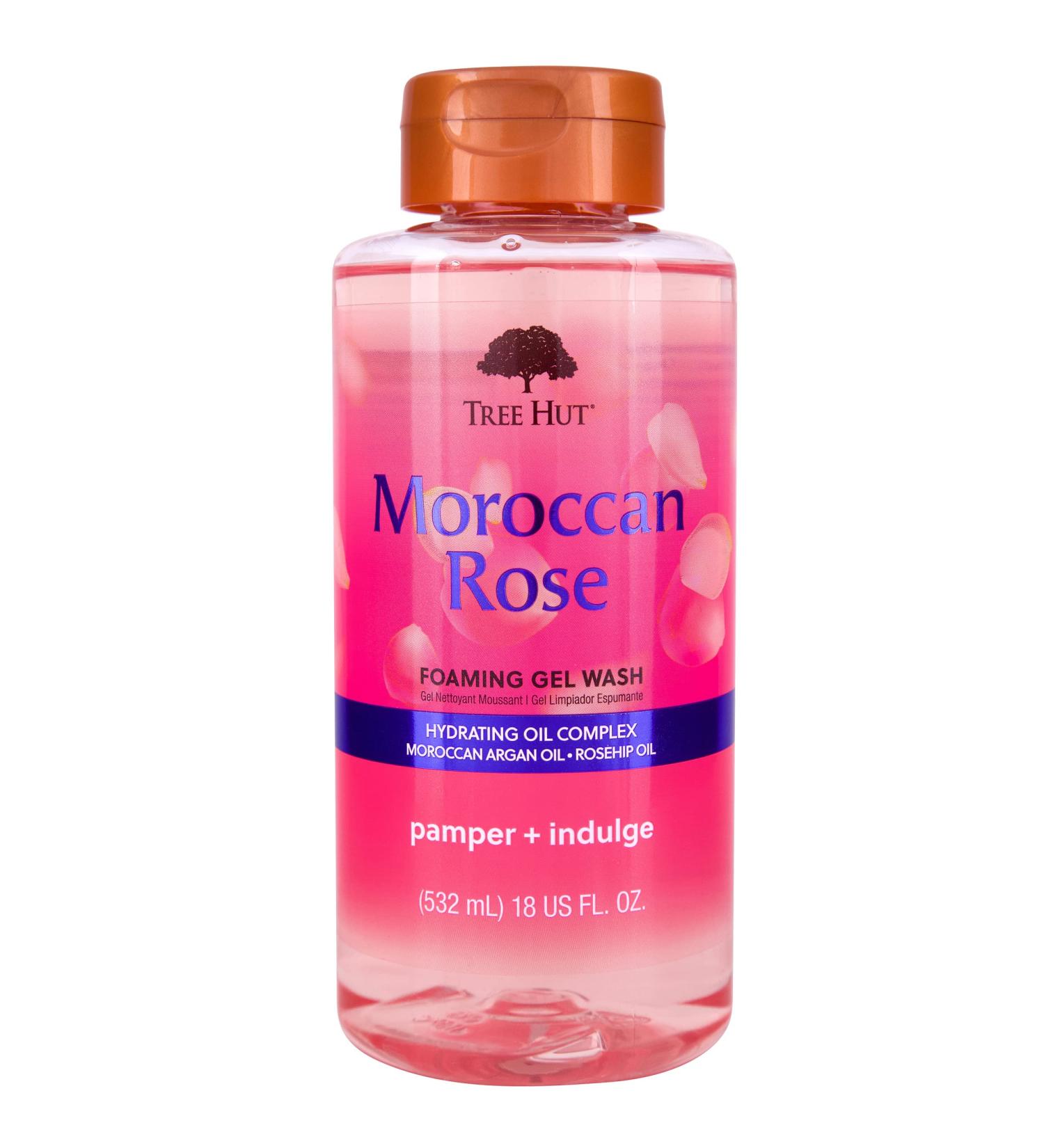 Tree Hut Moroccan Rose Foaming Gel Wash 18 oz | Nourishing & Moisturizing - Buy Online on GoSupps.com