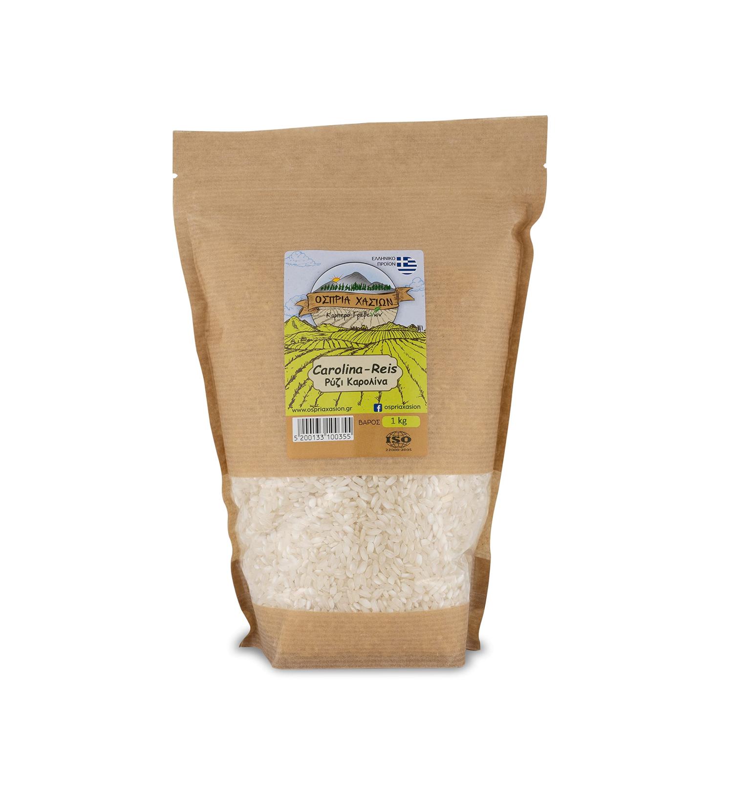 Buy Carolina Rice for Pudding Risotto & Soup - 1 KG | Authentic Greek ARISTOS - Buy Online on GoSupps.com