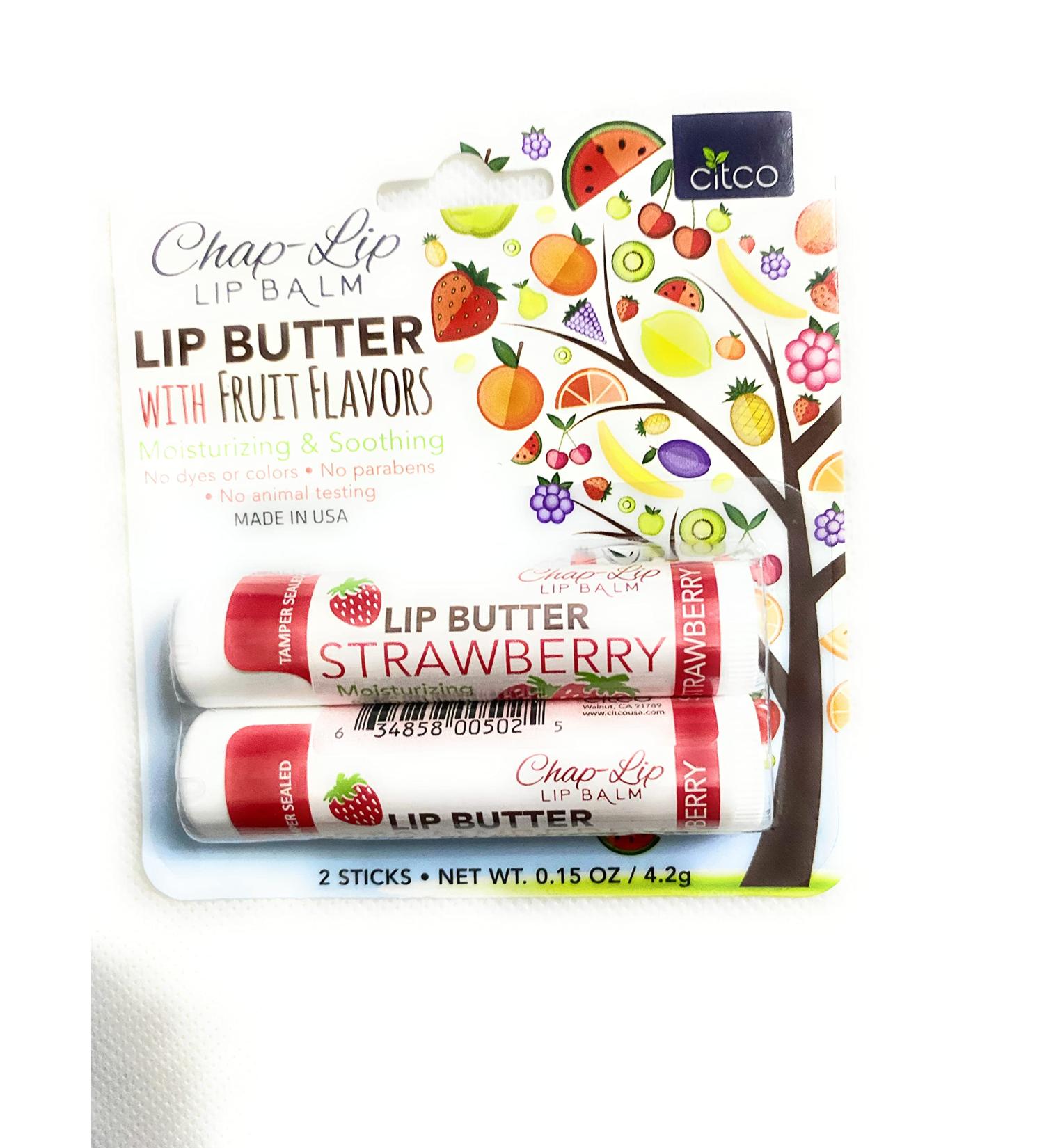 CHAP-LIP LIP BUTTER LIP BALM (STRAWBERRY)