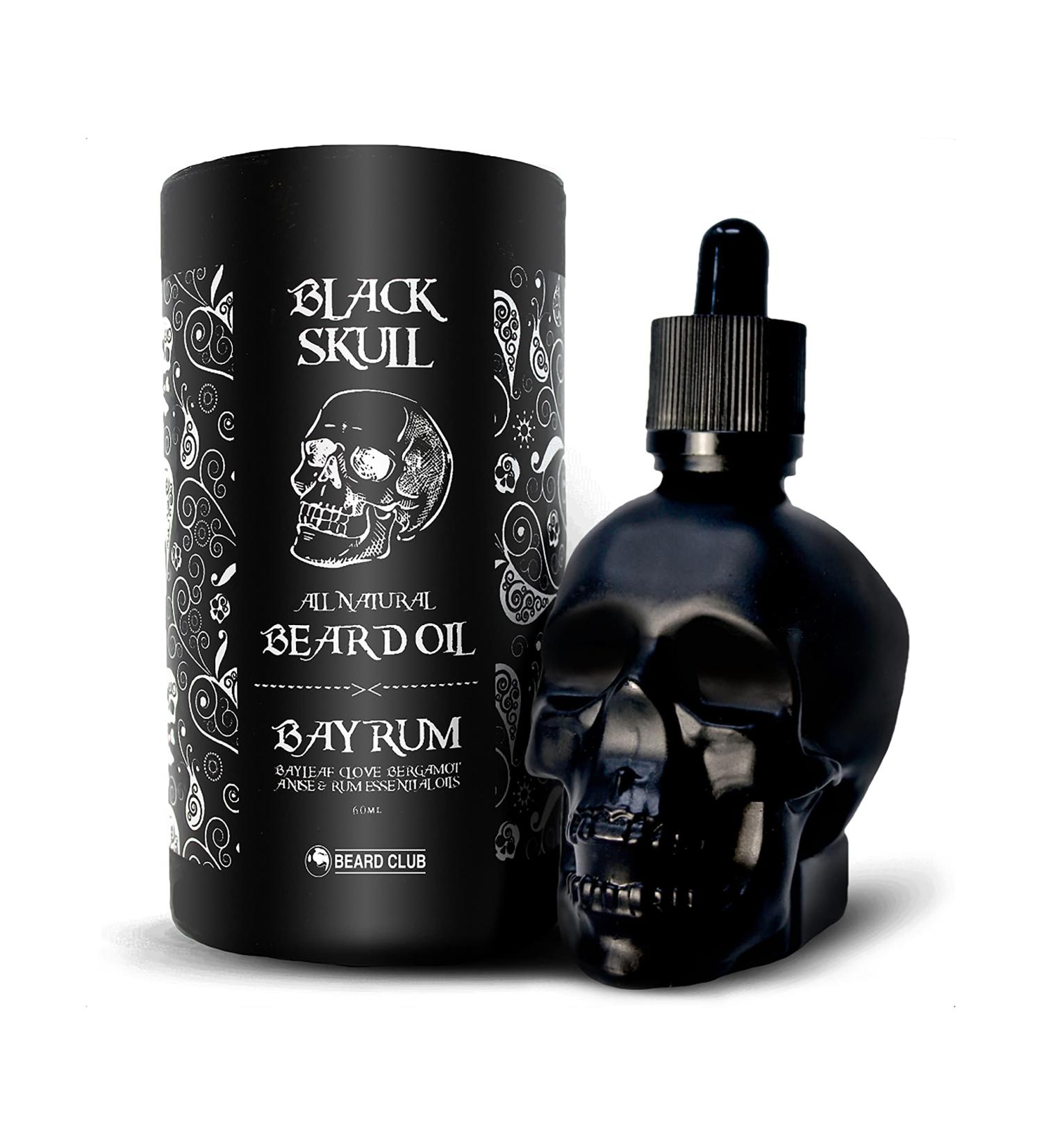 Beard Club Black Skull Beard Oil - Limited Edition 60ml | Premium Beard Care for Men - Buy Online on GoSupps.com