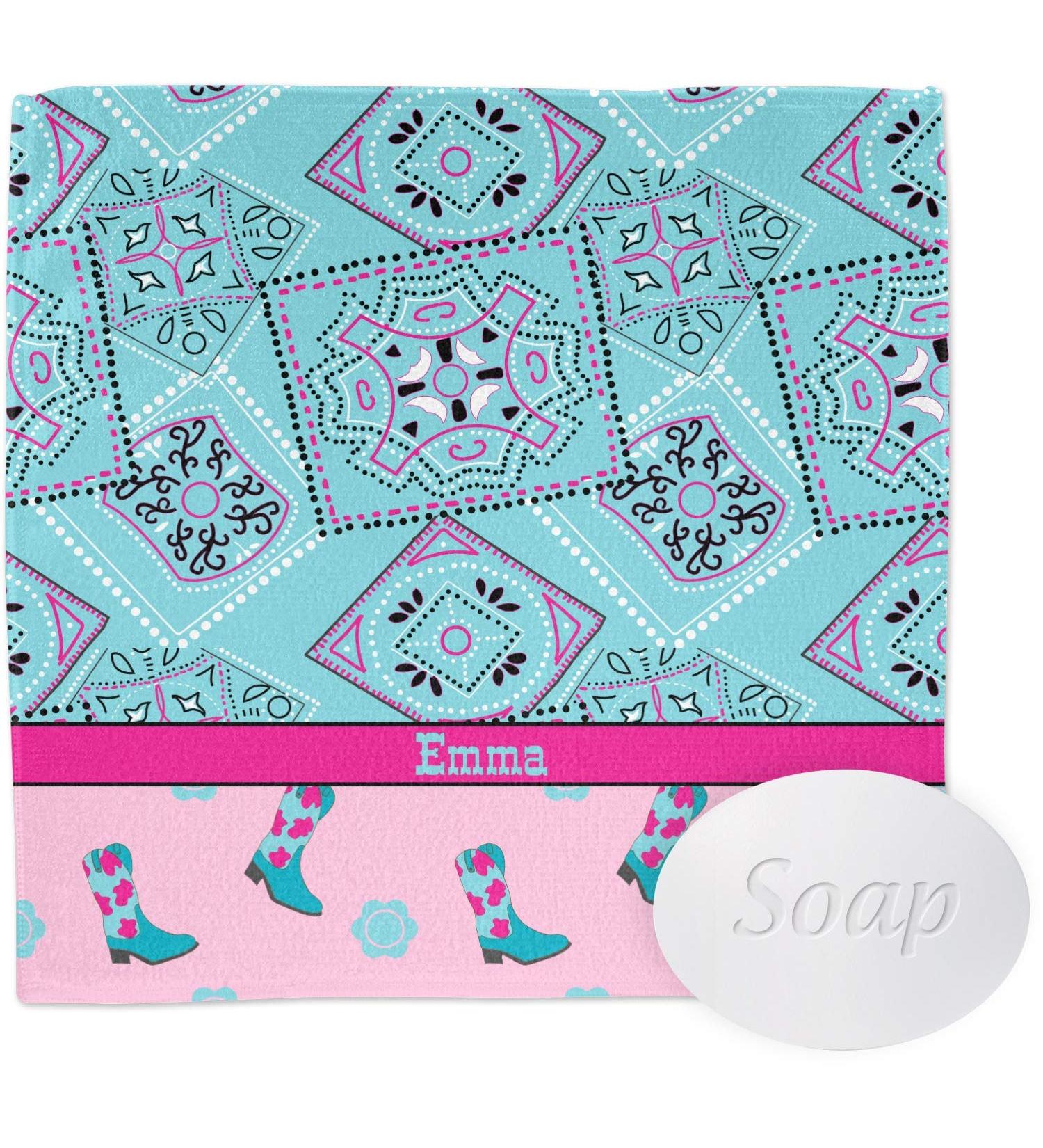 YouCustomizeIt Personalized Cowgirl Washcloth