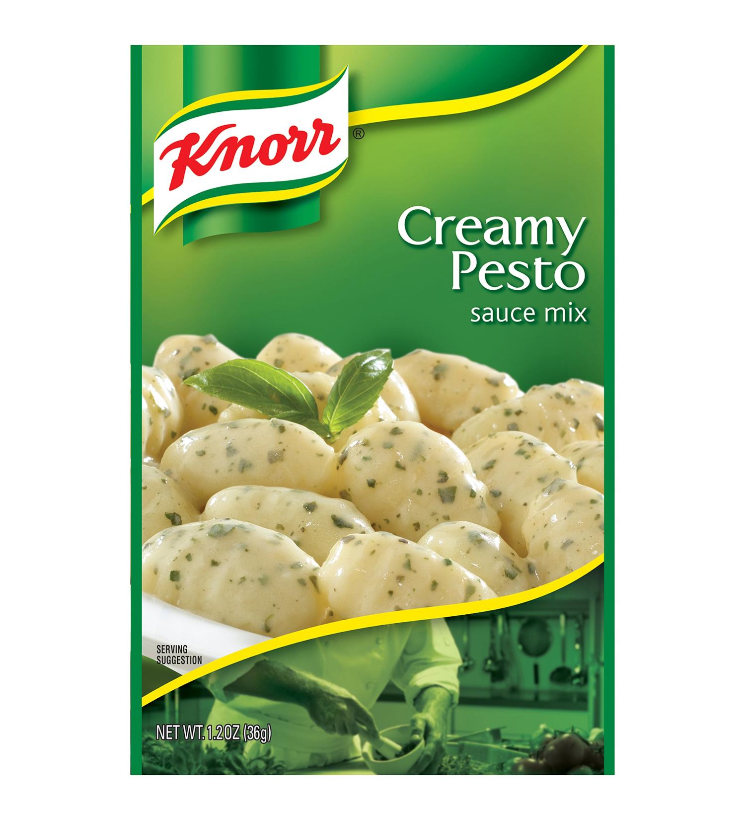 Knorr Pasta Sauce Mix Pasta Sauce Mix, Creamy Pesto 1.2 oz (Pack of 12) Creamy Pesto 1.2 Ounce (Pack of 12)