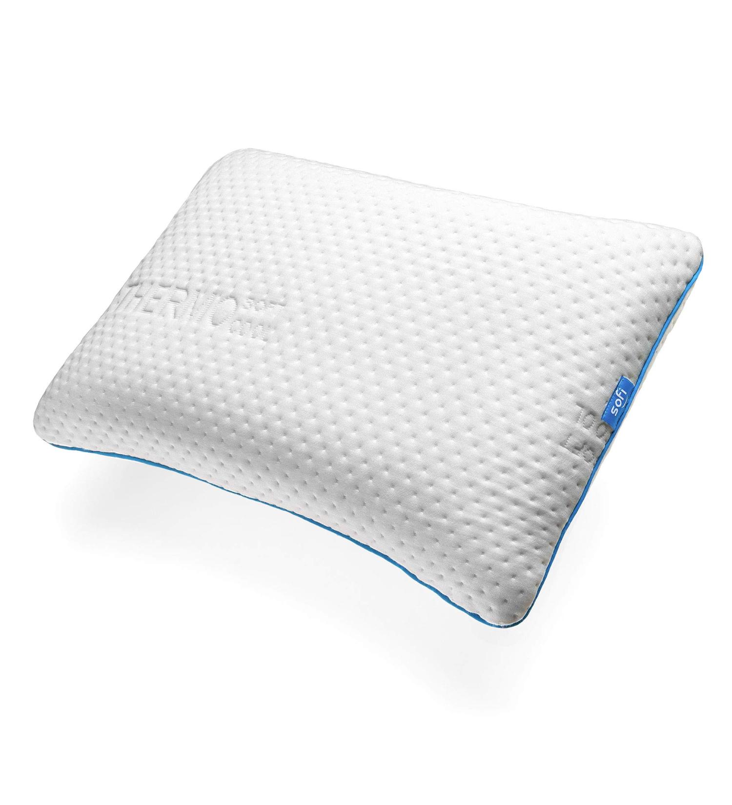 Sofi Back Sleeper Cushion | Ergonomic Cervical Spine Support Pillow | Orthopedic Memory Foam Visco Pillow with Thermoregulating Cover - Buy Online on GoSupps.com