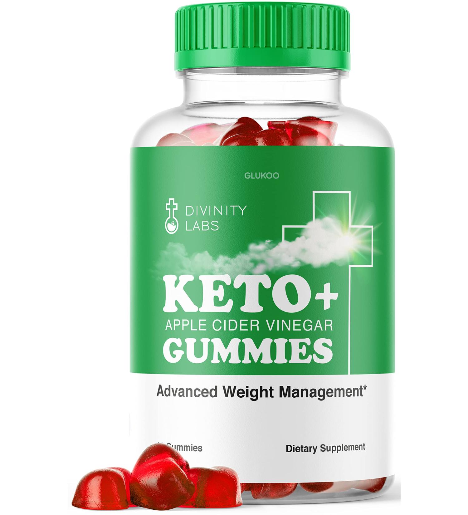 Divinity Labs Keto ACV Gummies - Advanced Weight Loss Formula with Apple Cider Vinegar | 60 Count - Buy Online on GoSupps.com