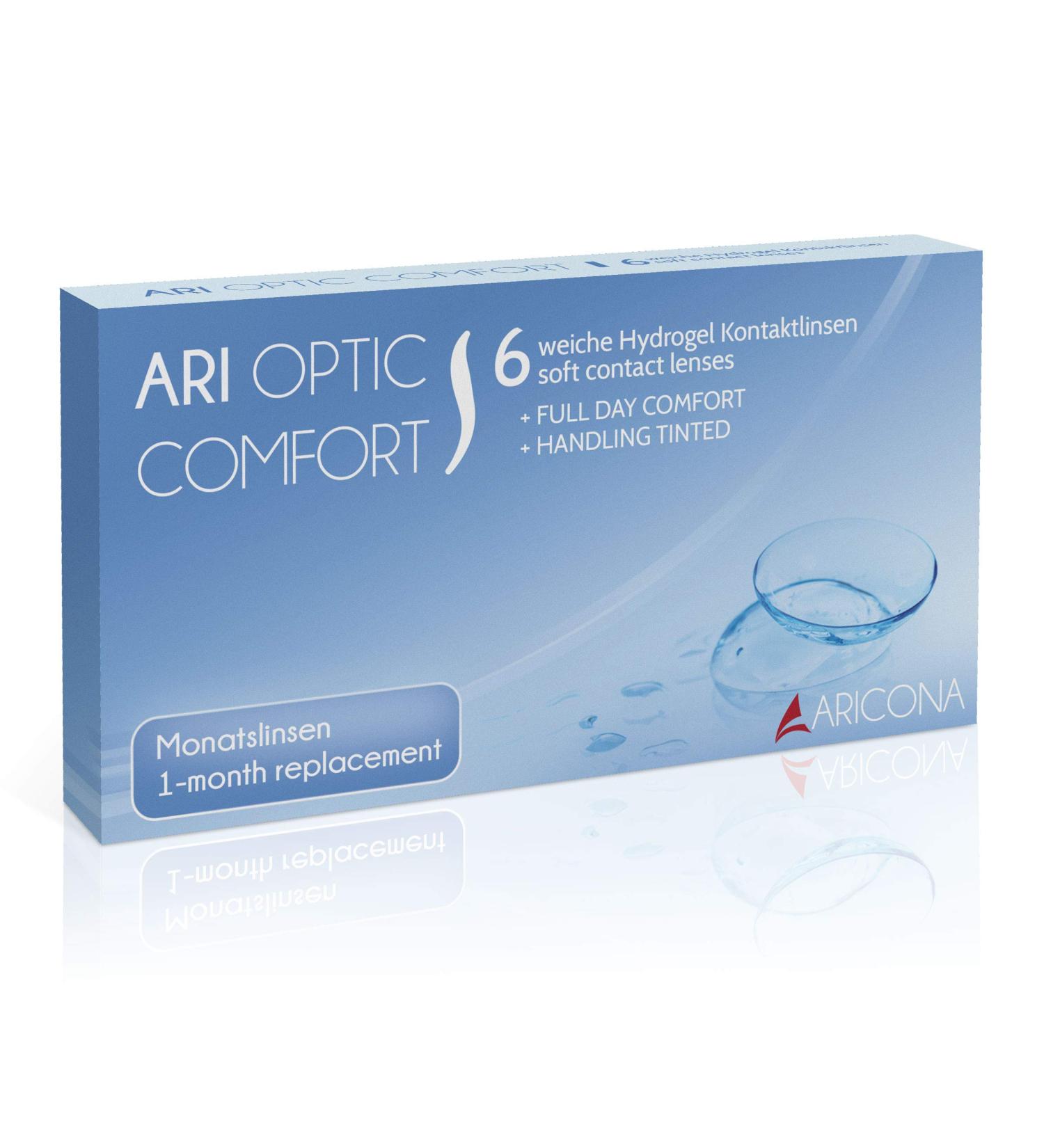 Aricona Monthly Soft Contact Lenses - 6 Pack | BC 8.6mm | Dia 14.2 | -2.0 Diopters for Daily Use - Buy Online on GoSupps.com