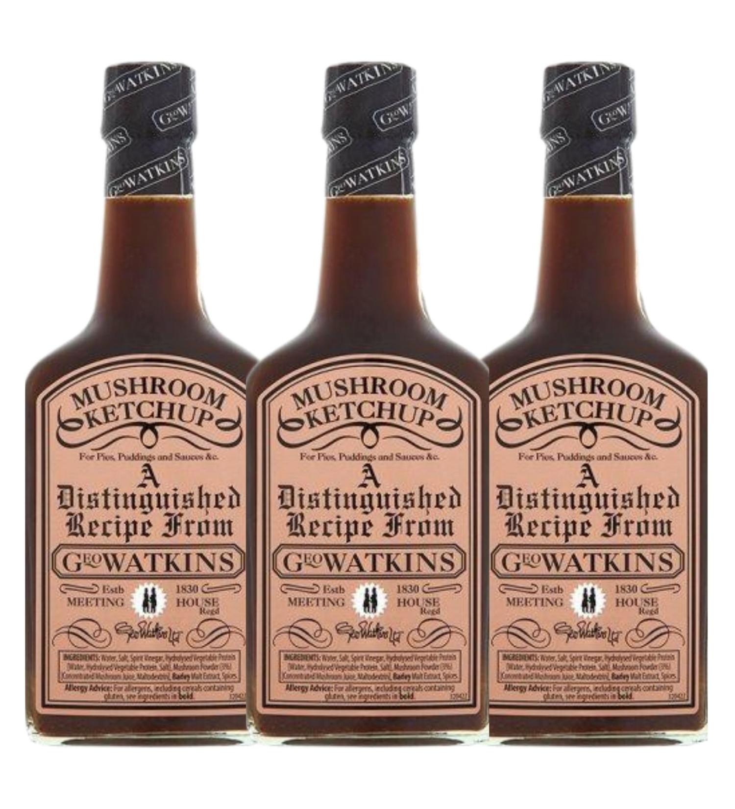 Geo Watkins Mushroom Ketchup 190ml (Pack of 3) - Buy Online on GoSupps.com