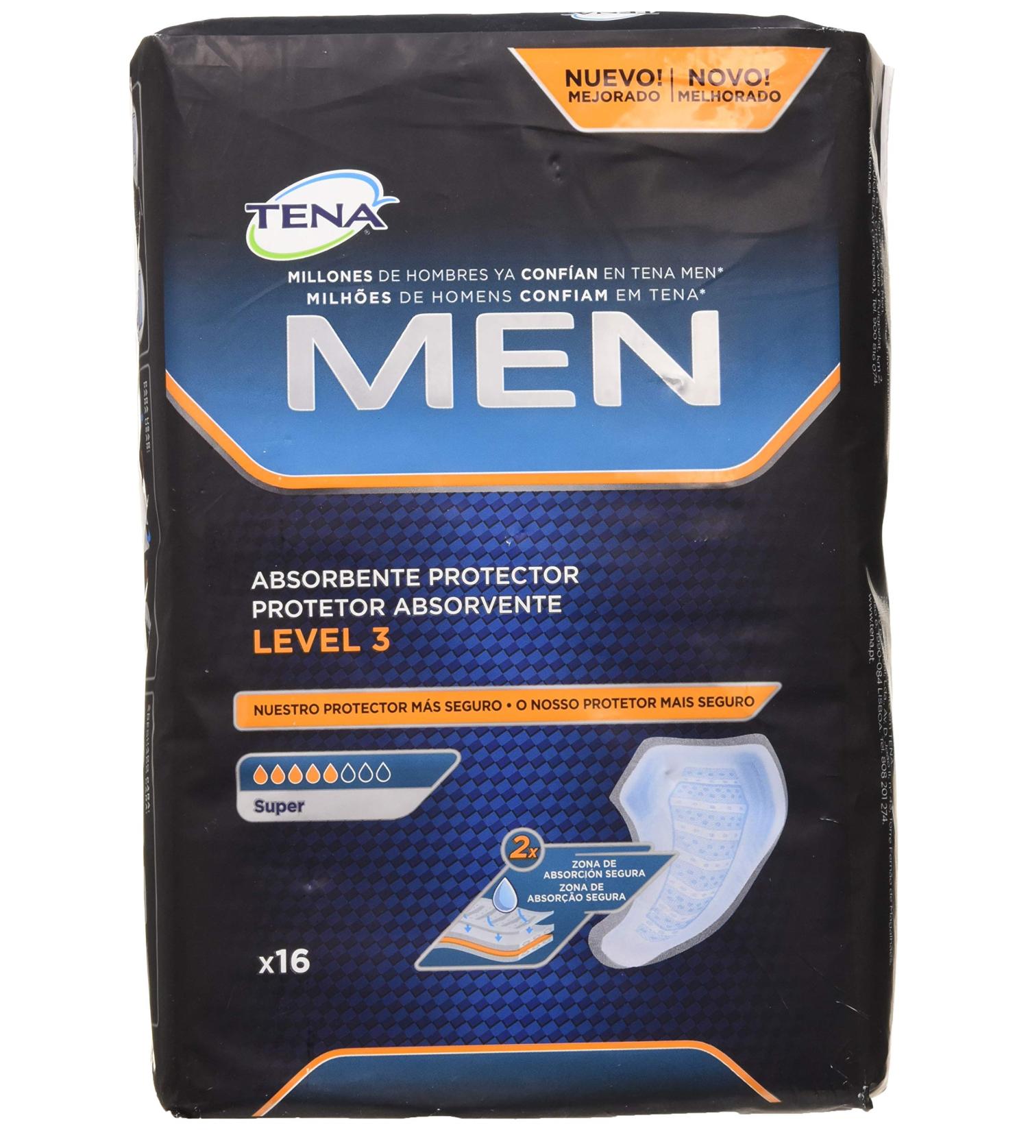 Buy Compresa Tena Men Level 3 - 16 Pieces (1 Pack) | International Shipping Available - Buy Online on GoSupps.com