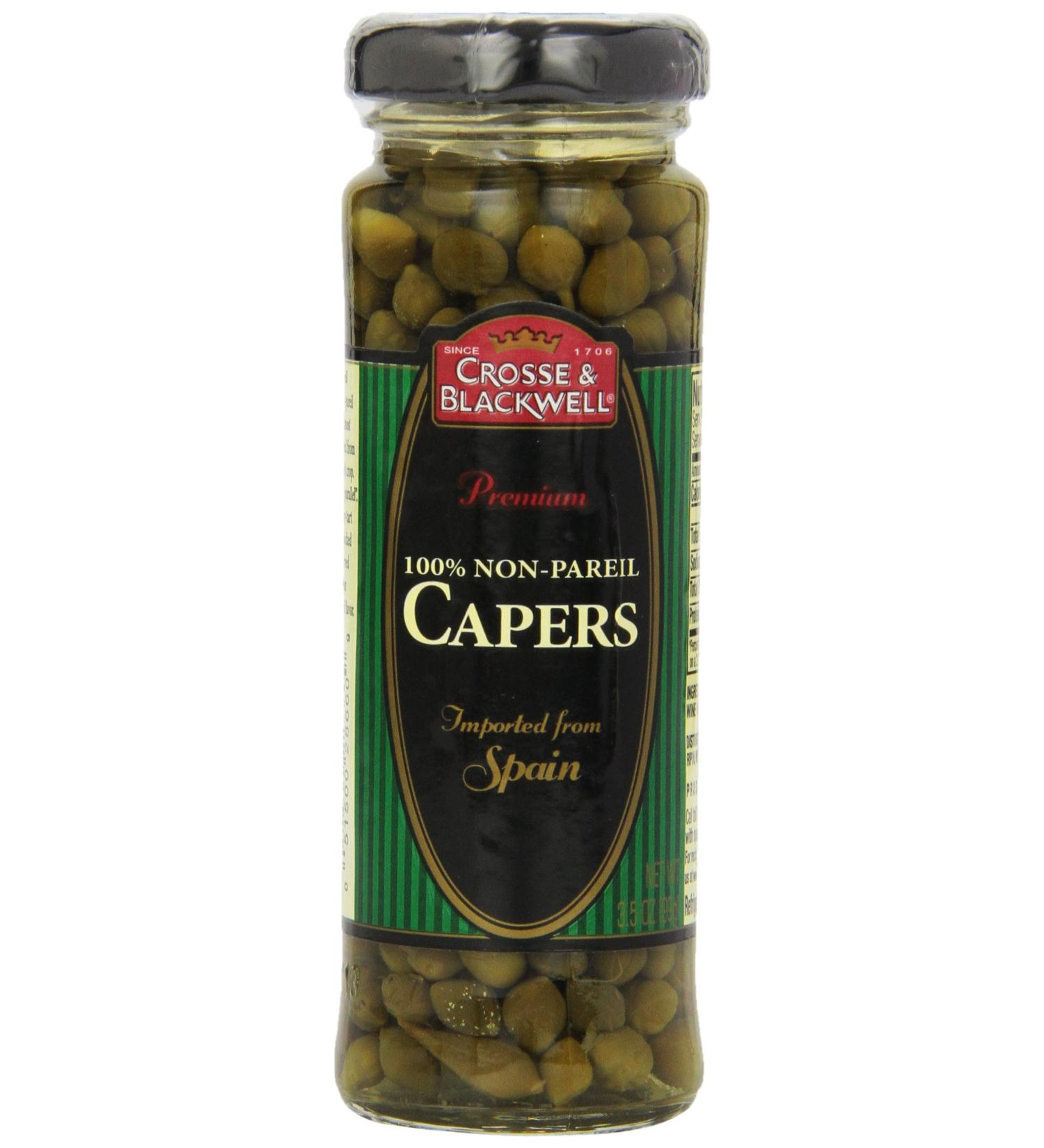 Crosse & Blackwell Premium 100% Non-Pareil Capers - 3.5 oz (Pack of 1) - Buy Online on GoSupps.com