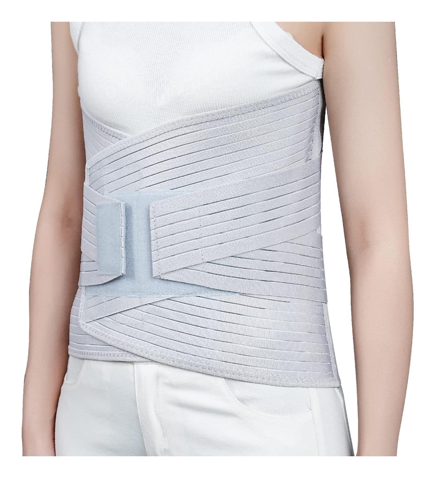 Buy Lumbar Support Belt for Lower Back - Widened 32 cm Compression Wrap for Women & Men | Breathable Decompression Support Bandage - Buy Online on GoSupps.com