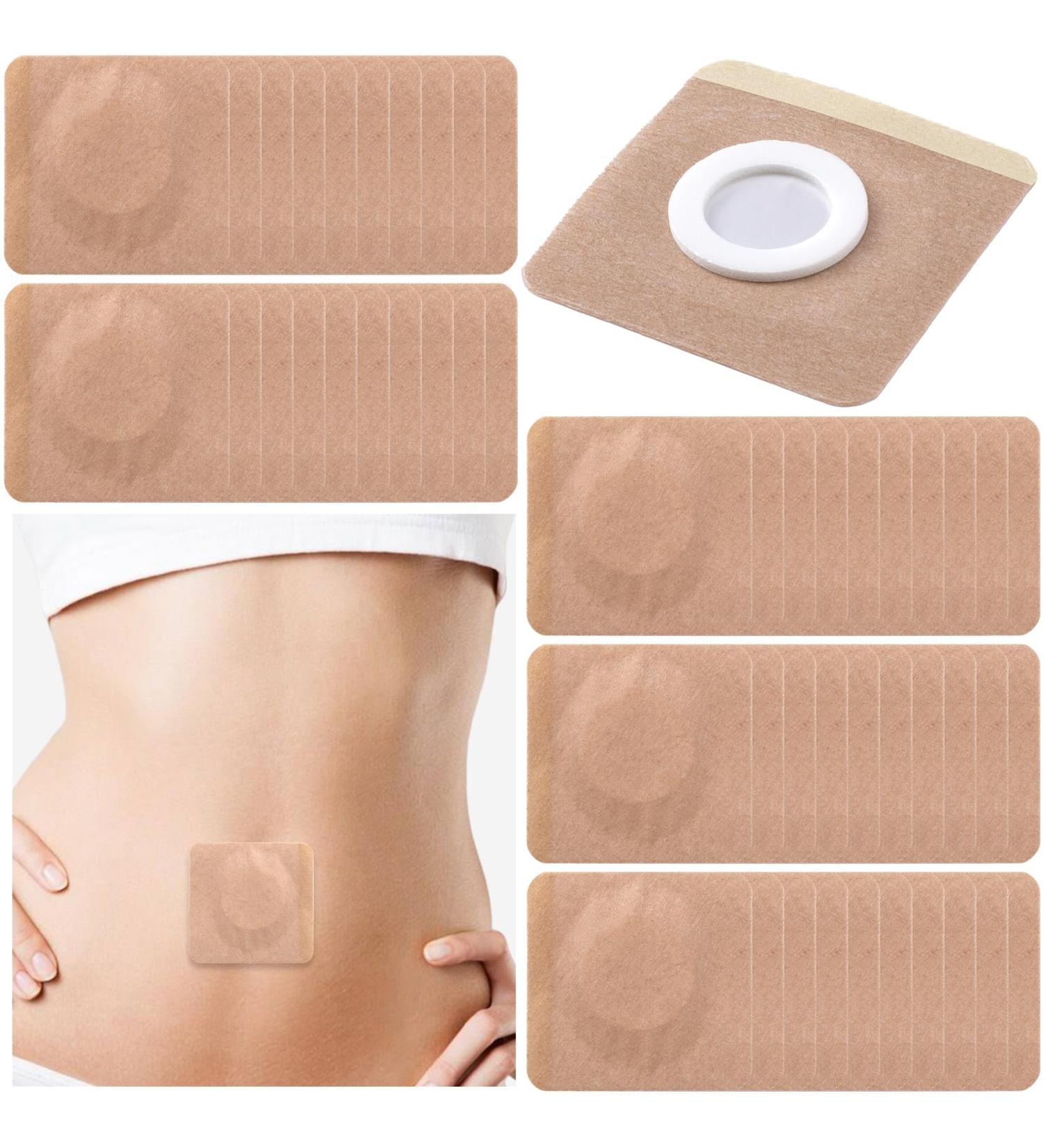 Lot de 50 patchs l'huile de ricin pour nombril huile de ricin film nacr pour ventre taille cou - Buy Online on GoSupps.com