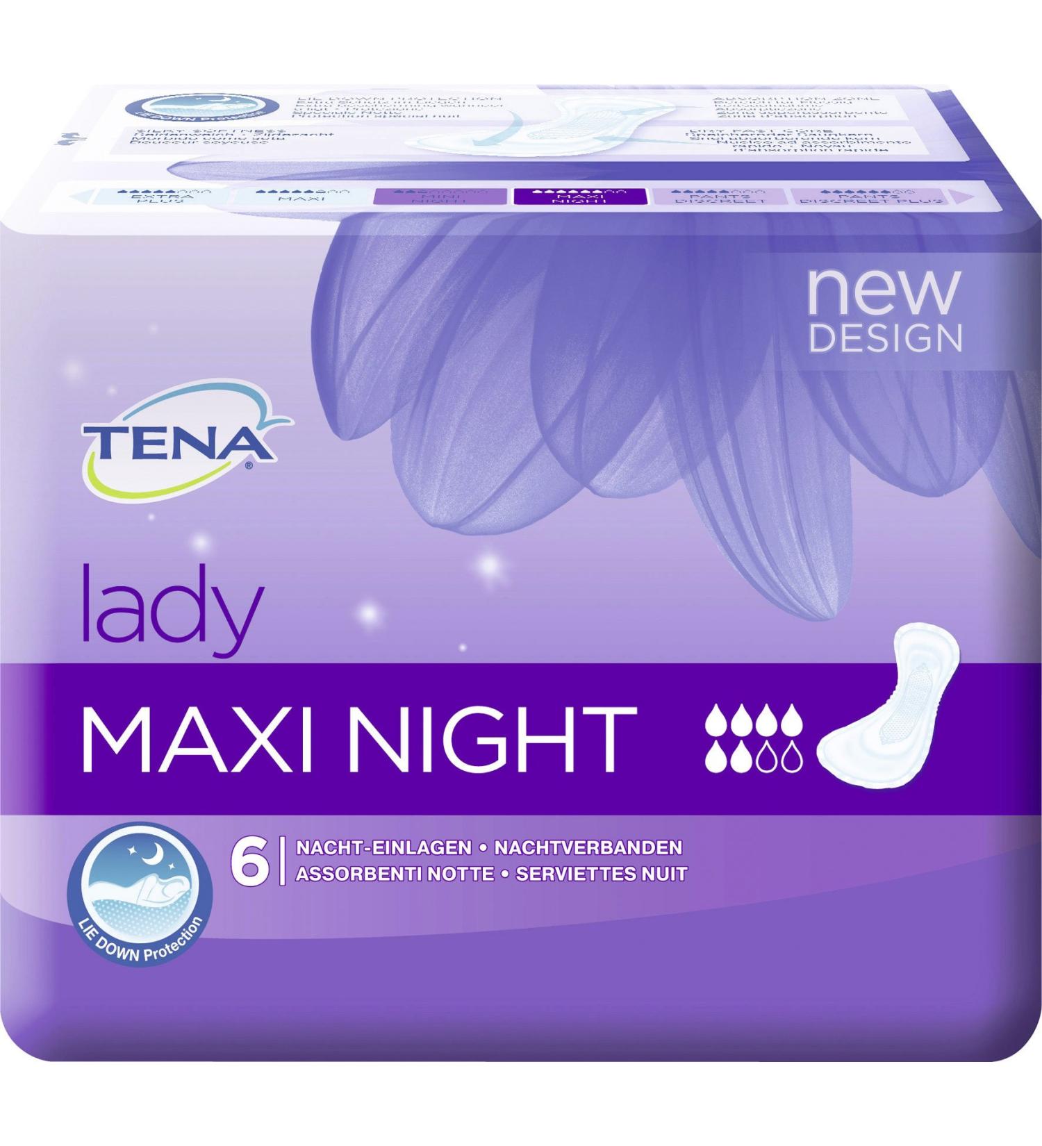 Tena Lady Maxi Night 6 pieces 6 pieces (1 pack)