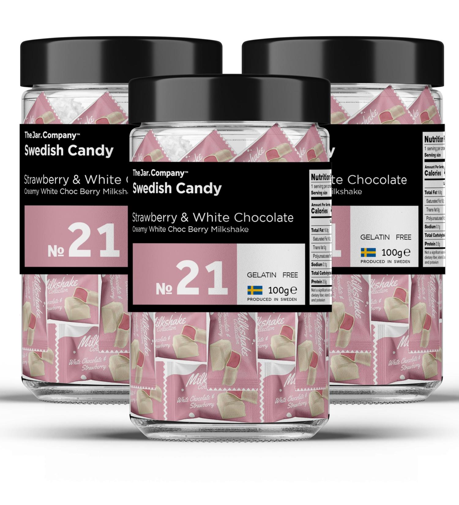 TheJar.Company - Swedish Candy - 21 - Strawberry & White Chocolate
