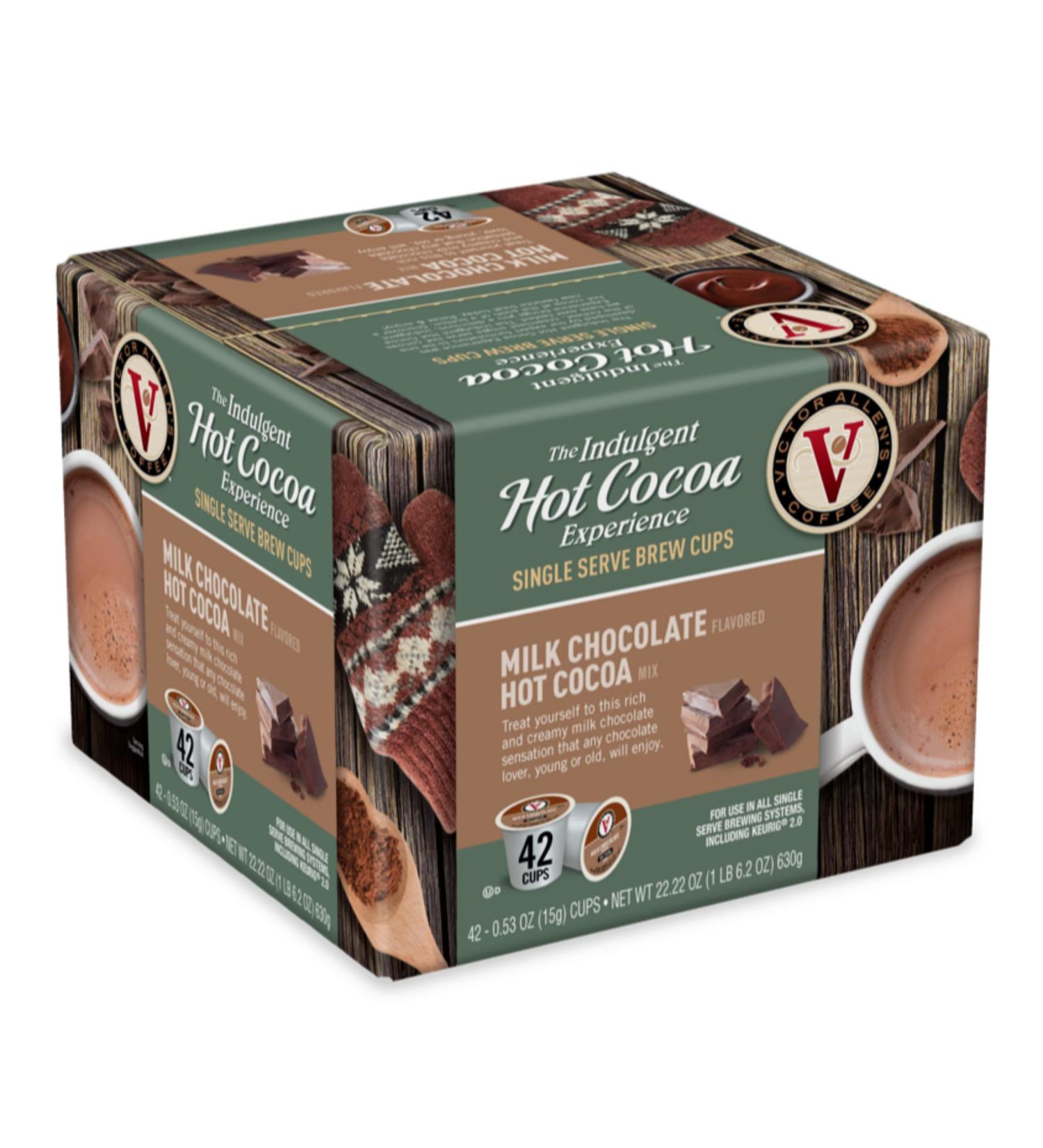 Victor Allens Milk Chocolate Hot Cocoa K-Cup Pods - 42 Count - Buy Online on GoSupps.com