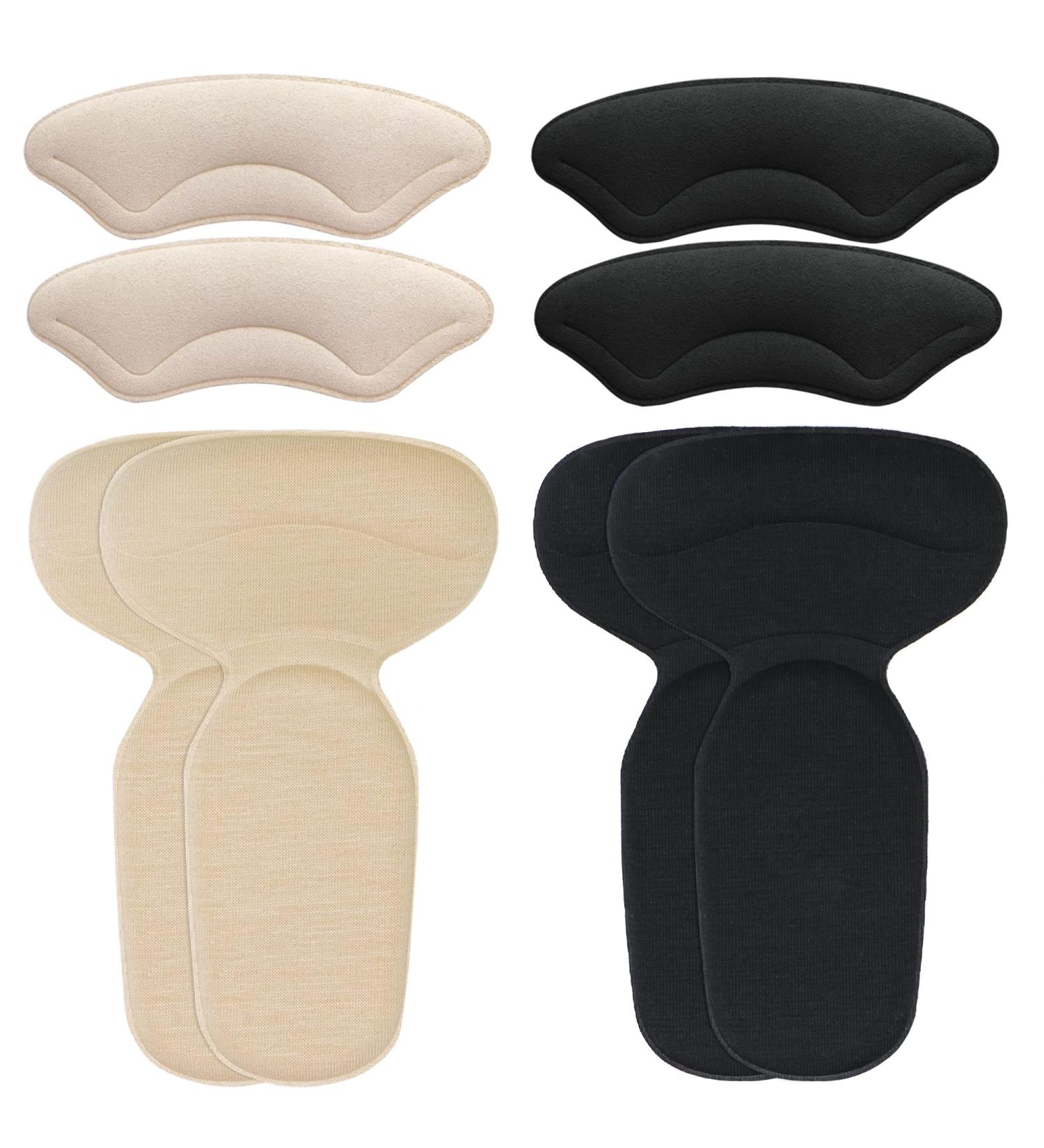 Comfowner Heel Cushion Pads - Soft Inserts to Prevent Blisters and Heel Pains - Buy Online on GoSupps.com