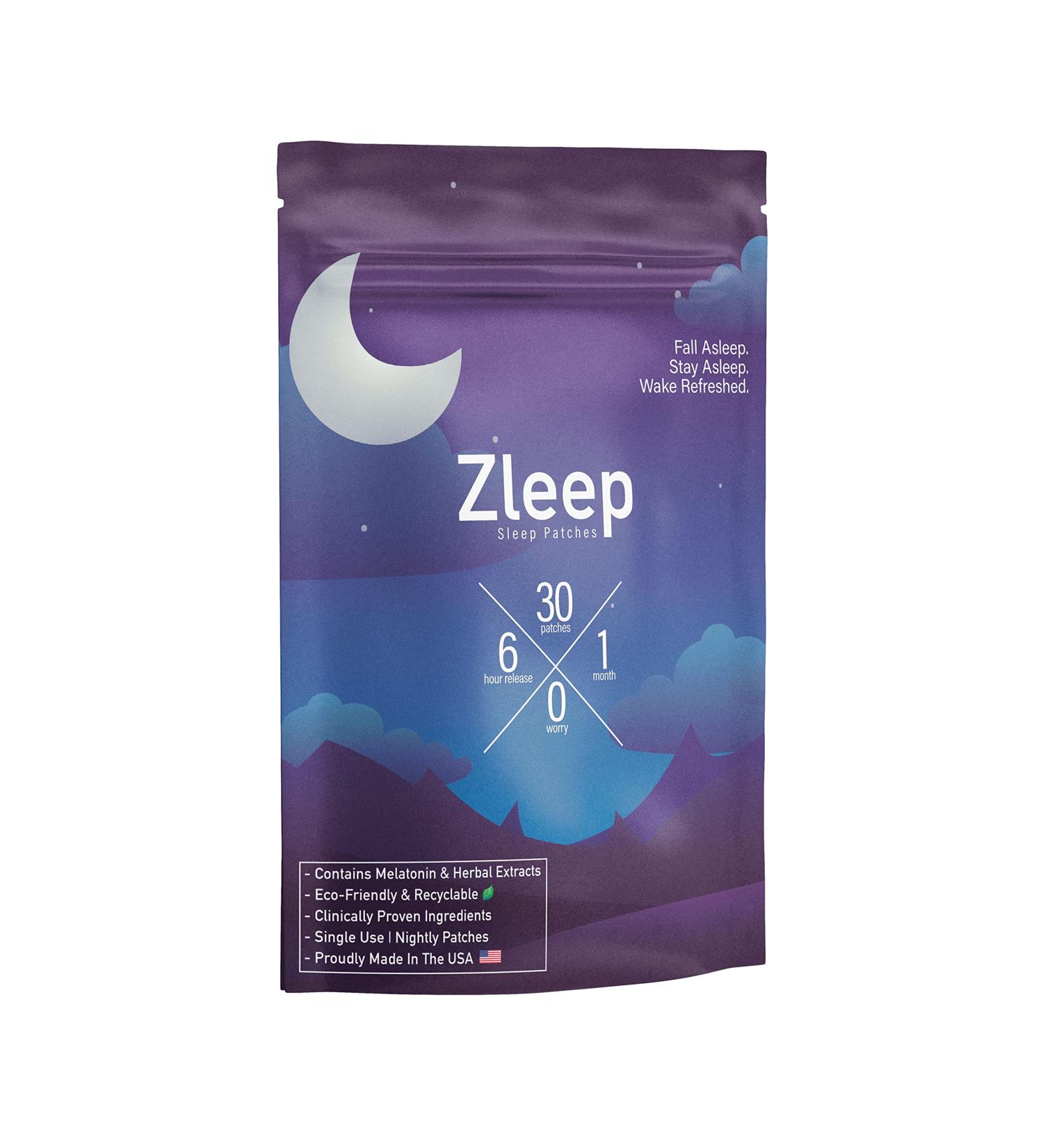 Zleep - Sleep Patches with Dream Complex for Quality Sleep & Energy Boost | 30 Patches - Buy Online on GoSupps.com