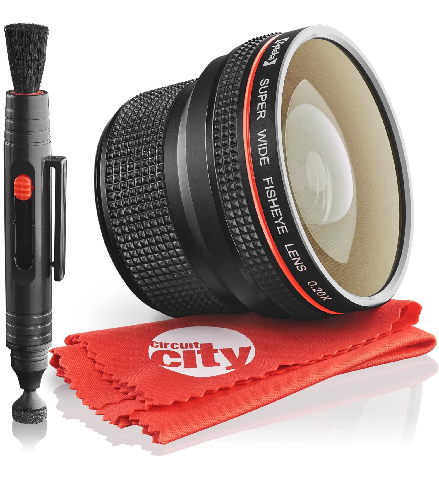 Opteka 0.20X Professional AF Fisheye Bundle for Canon EOS Digital SLR Cameras - Includes Microfiber and Lens Pen - Buy Online on GoSupps.com